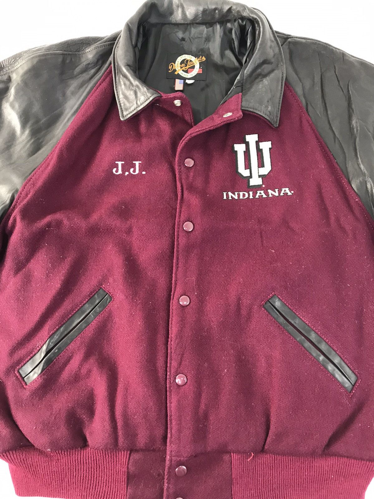 Wool Varsity Jacket With Leather Sleeves FR2】Neo Leather Varsity