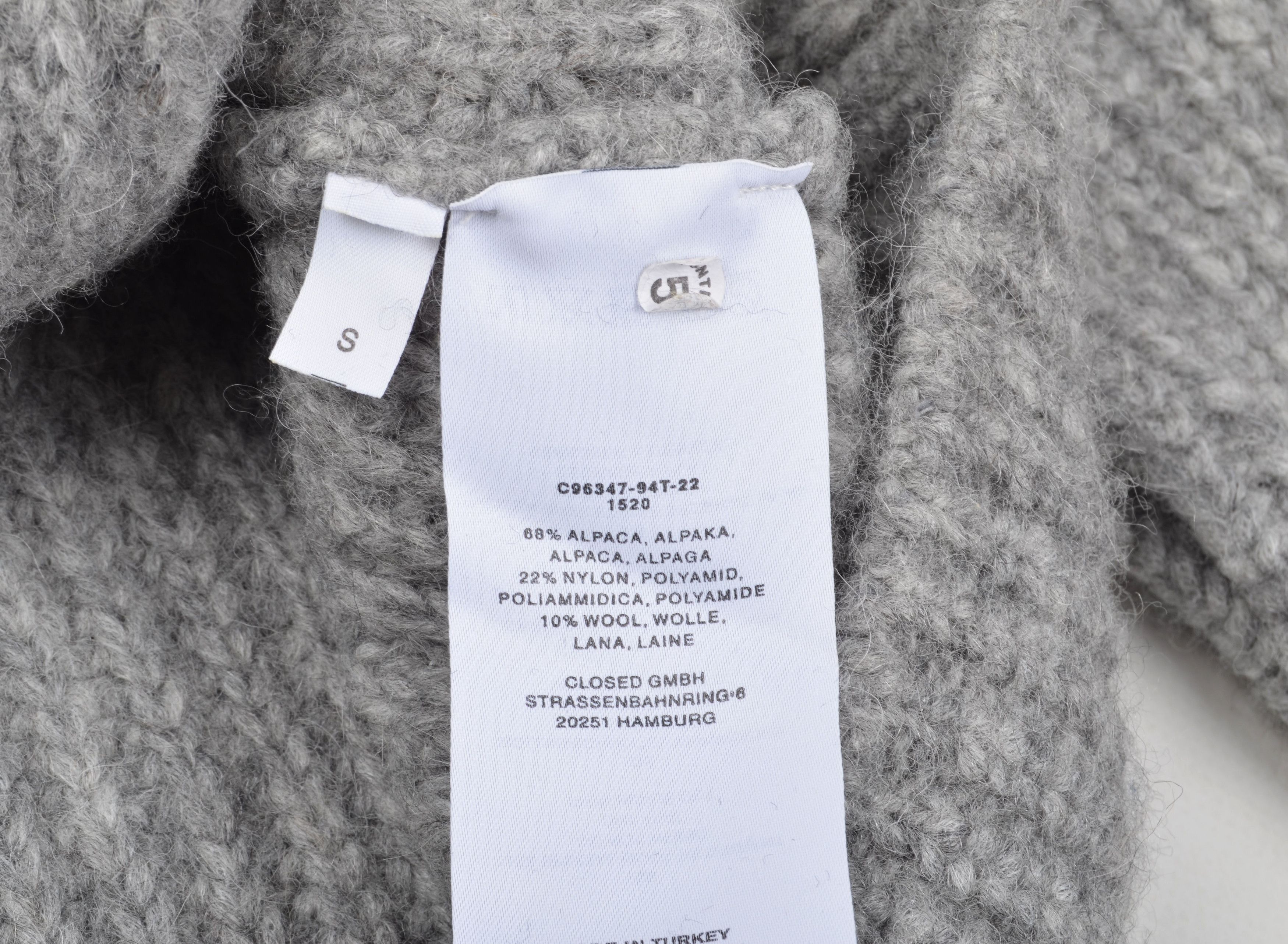 CLOSED × Designer × Marithe + Francois Girbaud CLOSED by Francois Girbaud Alpaca Blend Oversized Sweater Size S / US 4 / IT 40 - 8 Thumbnail