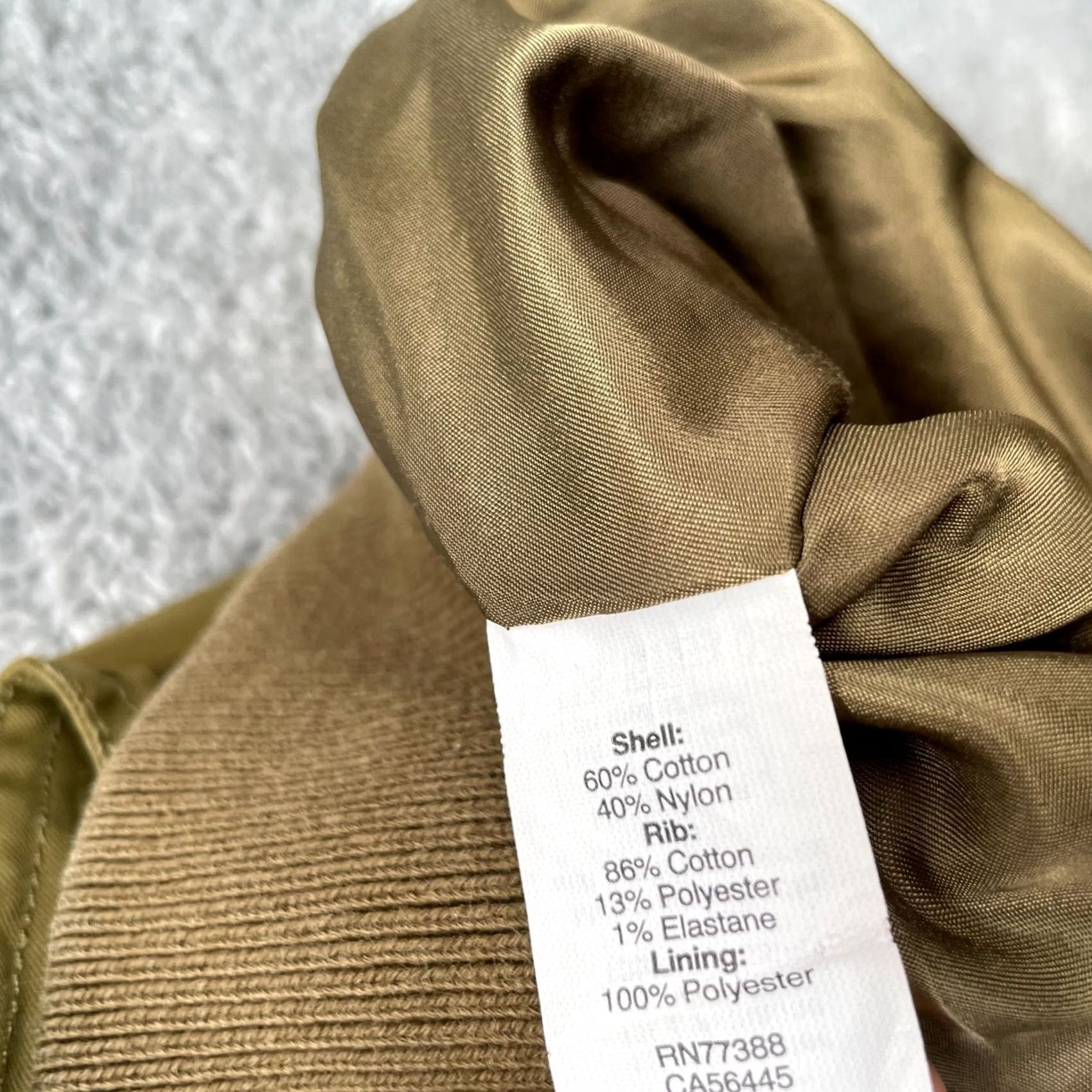 J.Crew J.CREW Jacket Mens Small Green Bomber Coat Cotton Pockets Long Sleeve Full Zip Size US S / EU 44-46 / 1 - 8 Thumbnail