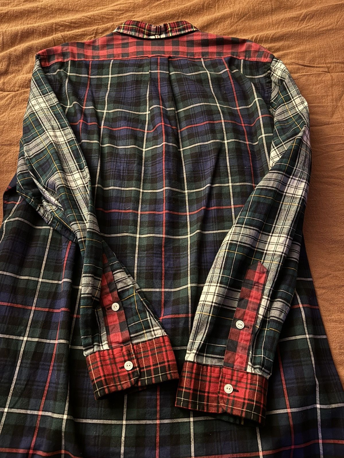 Polo Ralph Lauren Flannel Patchwork Shirt Size US XL / EU 56 / 4 - 2 Thumbnail