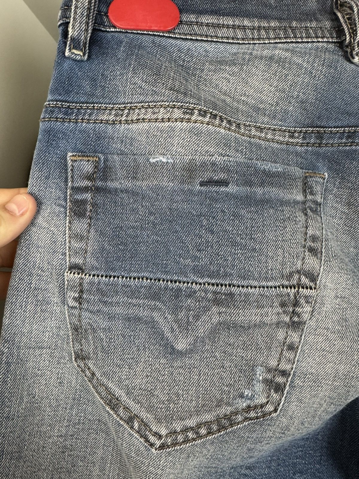 Diesel Diesel Thommer Slim-Skinny Distressed Denim Jeans Size US 31 - 20 Thumbnail