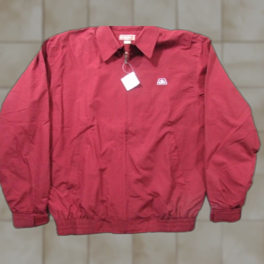 Vintage VINTAGE Pioneer Jacket Red L Tall Mens Windbreaker Big & Tall Logo Full Zip Lightweight Pockets All Seasons Size US L / EU 52-54 / 3 - 1 Thumbnail