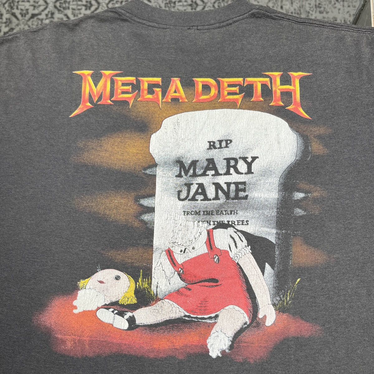 Band Tees × Megadeth × Vintage Vintage 1988 Megadeth “ RIP Mary Jane ” Size US XL / EU 56 / 4 - 4 Thumbnail