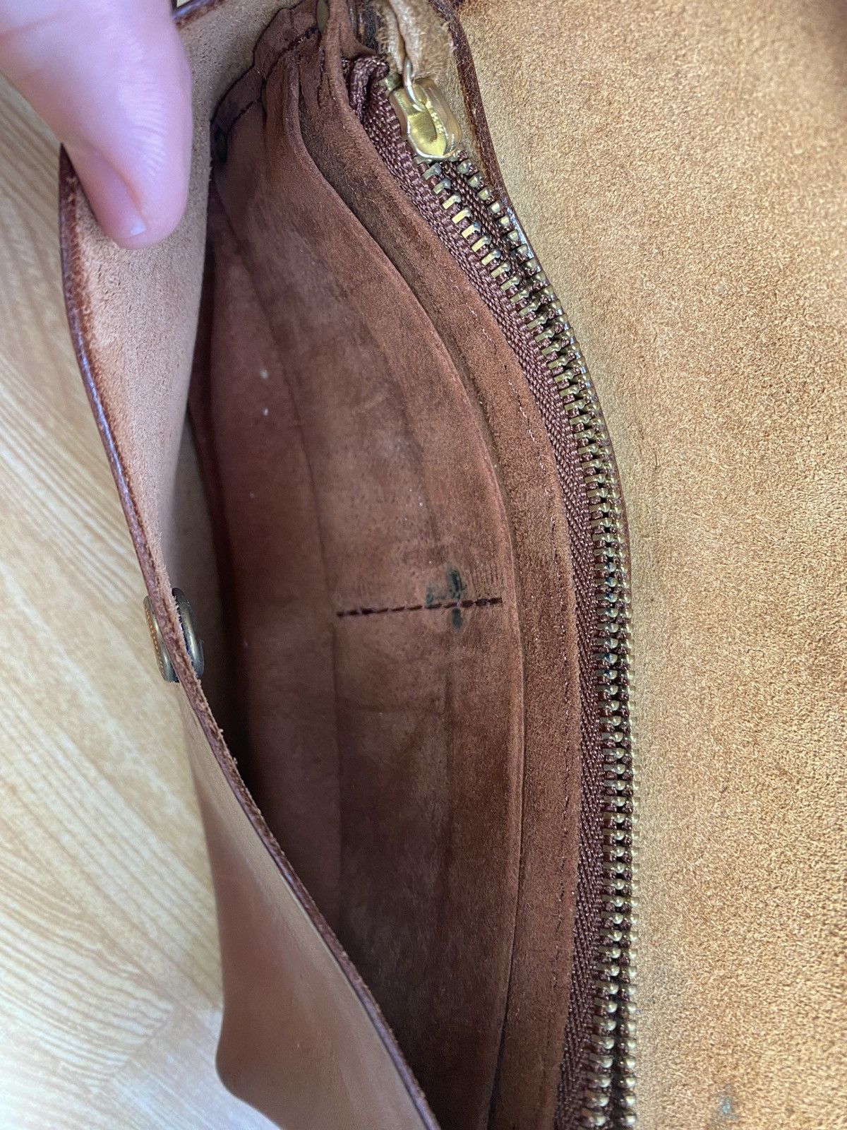 Leather × Vintage Elegant Leather Long Wallet Size ONE SIZE - 6 Thumbnail