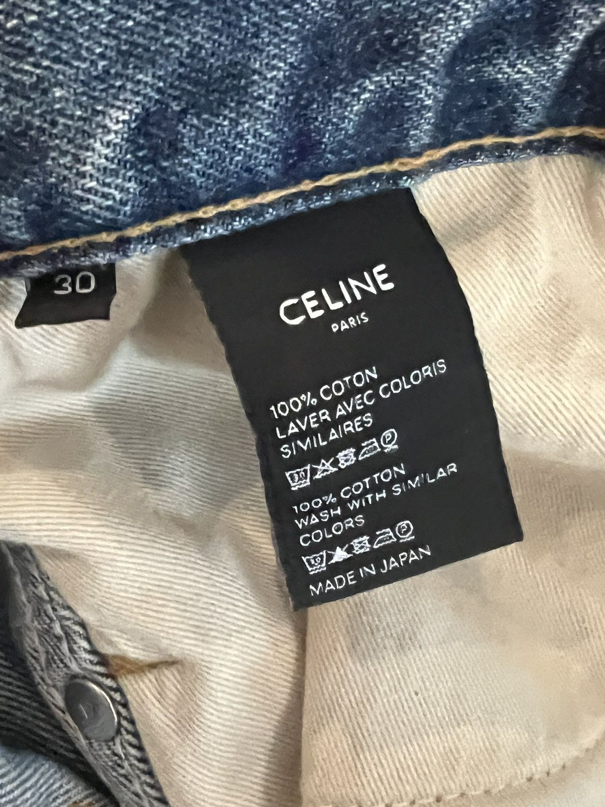 Celine Celine Raw Hem Light Wash Jeans Size US 30 / EU 46 - 5 Thumbnail