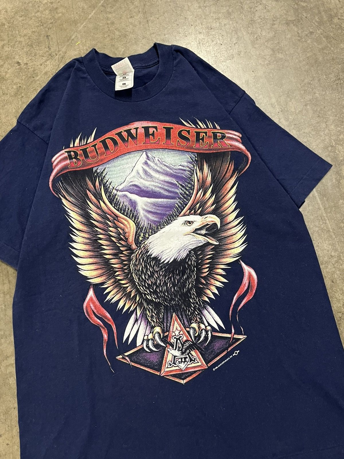 Budweiser × Vintage Budweiser 90s vintage beer tee shirt rare hype steeetwear Size US L / EU 52-54 / 3 - 4 Thumbnail