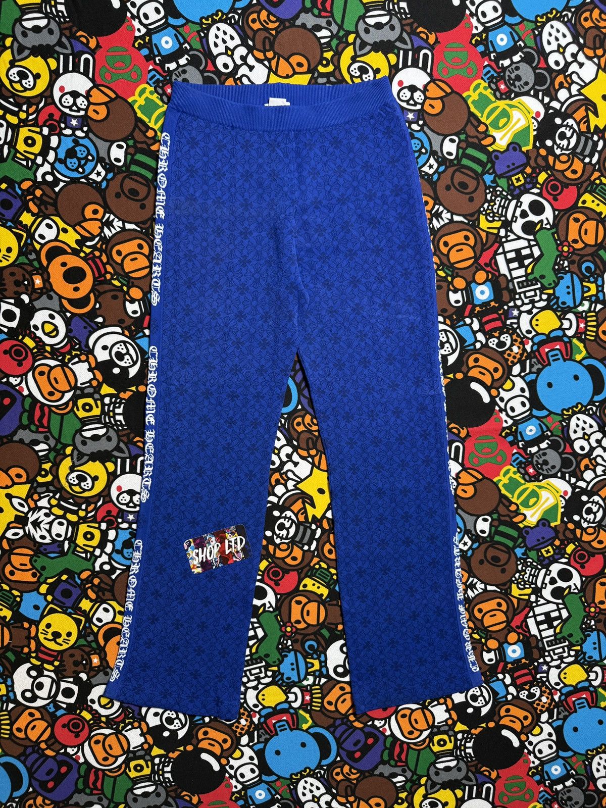 Chrome Hearts Chrome Hearts Blue Velour Sweatpants Size 30" / US 8 / IT 44 - 2 Thumbnail