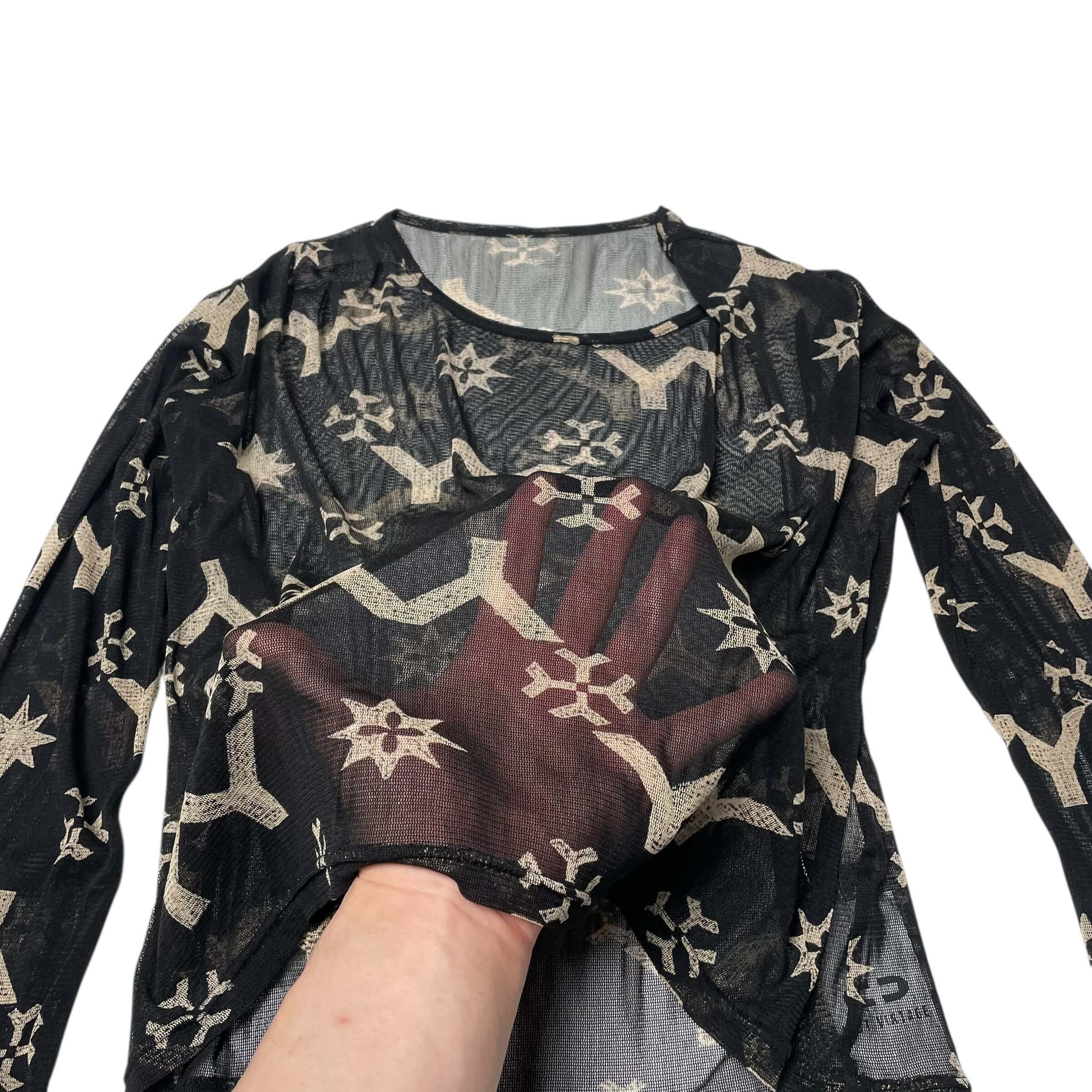 Yohji Yamamoto Yohji yamamoto silk 100 seethrough long sleeve Size M / US 6-8 / IT 42-44 - 4 Thumbnail