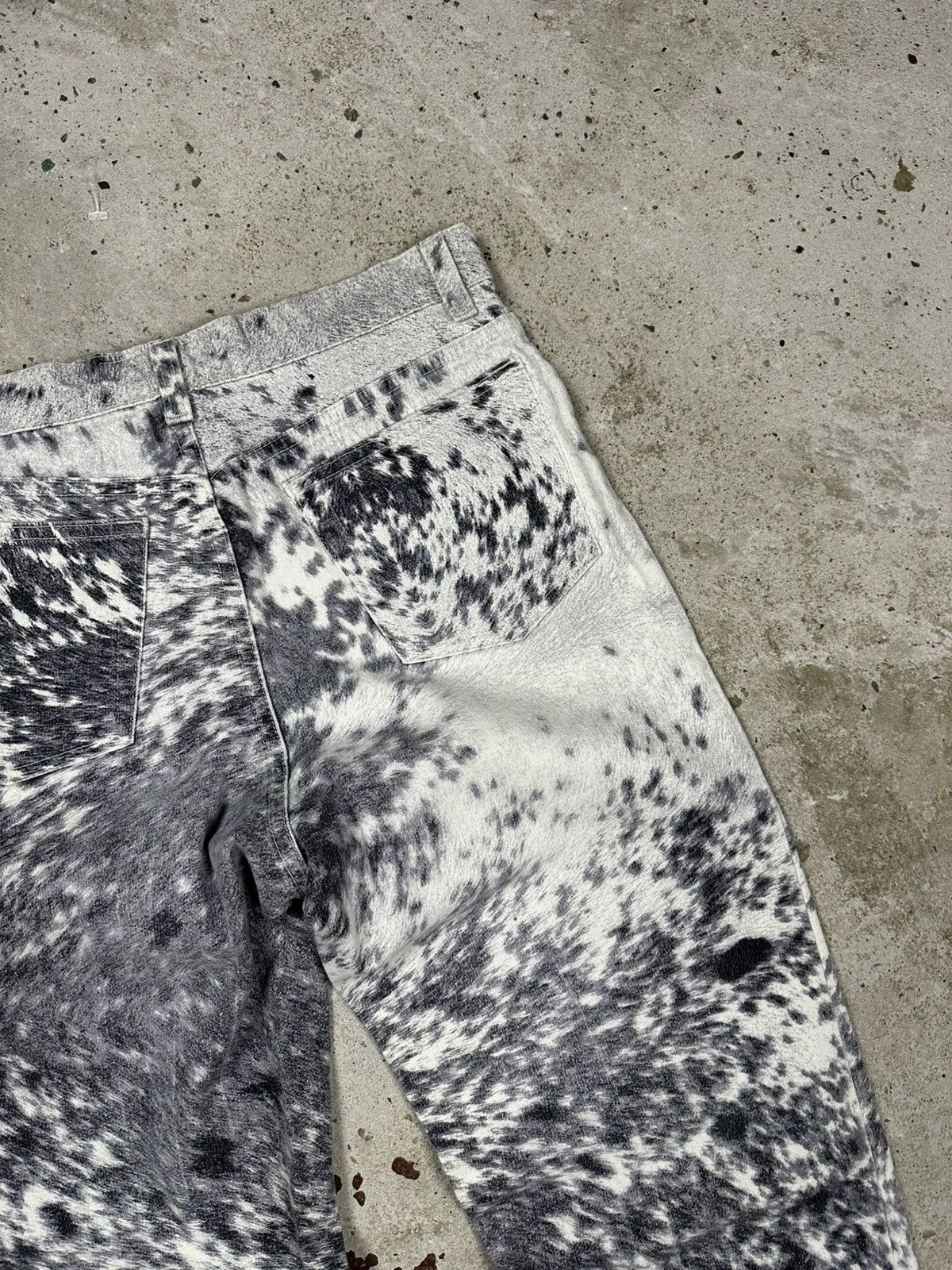 Roberto Cavalli FW1999 Roberto Cavalli Furry Cawprint Movement Pants Size 29" - 17 Thumbnail