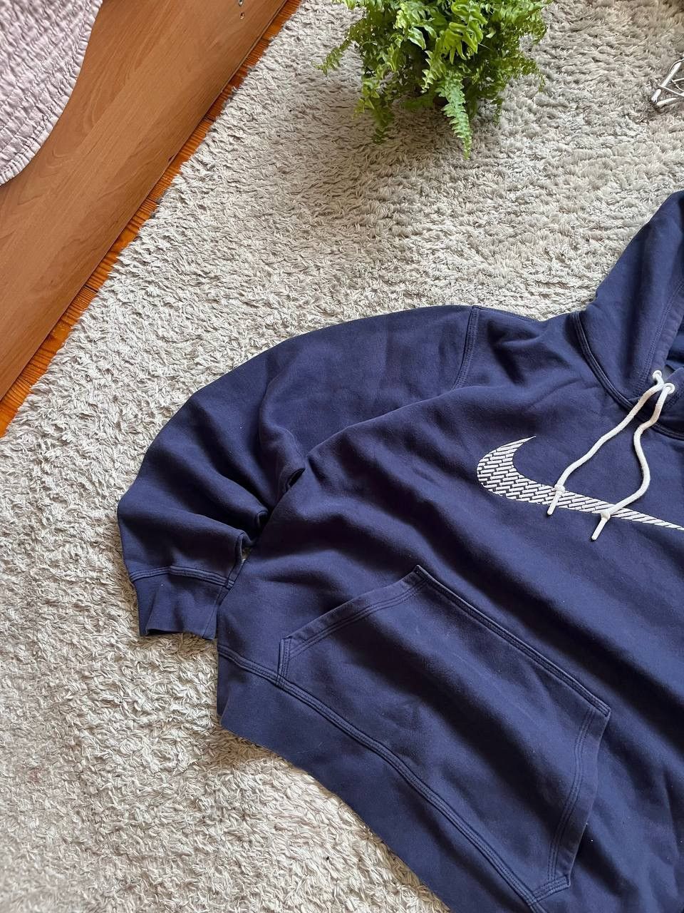 Nike × Vintage Nike Hoodie Streetwear Vintage Big Logo Swoosh Rare Size US M / EU 48-50 / 2 - 4 Thumbnail