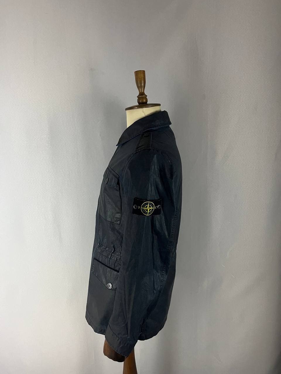 Stone Island Stone Island 2011 Rip Stop Coated Multi Pocket Jacket Navy Size US S / EU 44-46 / 1 - 5 Thumbnail