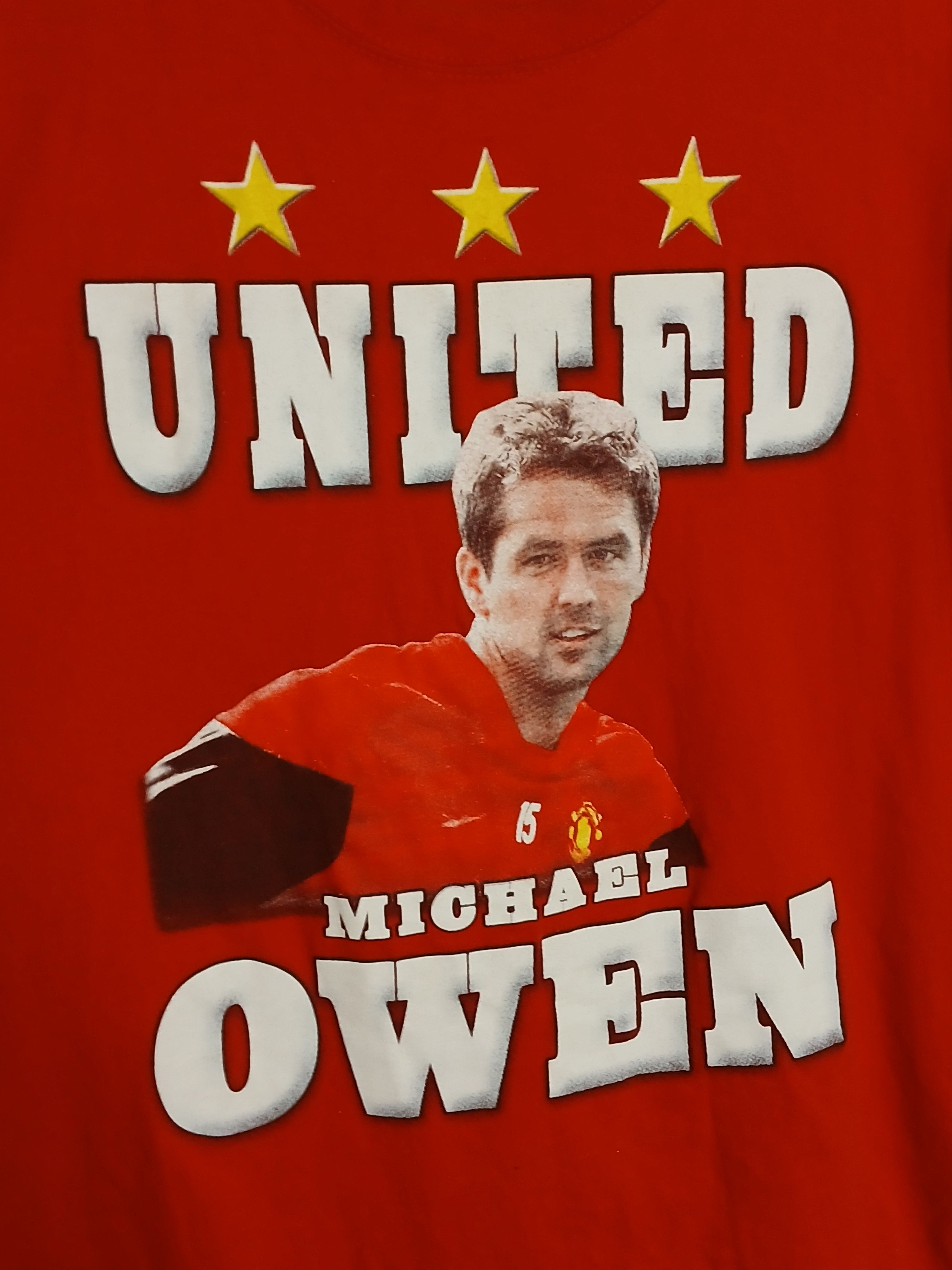 Fruit Of The Loom Manchester United Owen Football T-Shirt Size US L / EU 52-54 / 3 - 3 Thumbnail