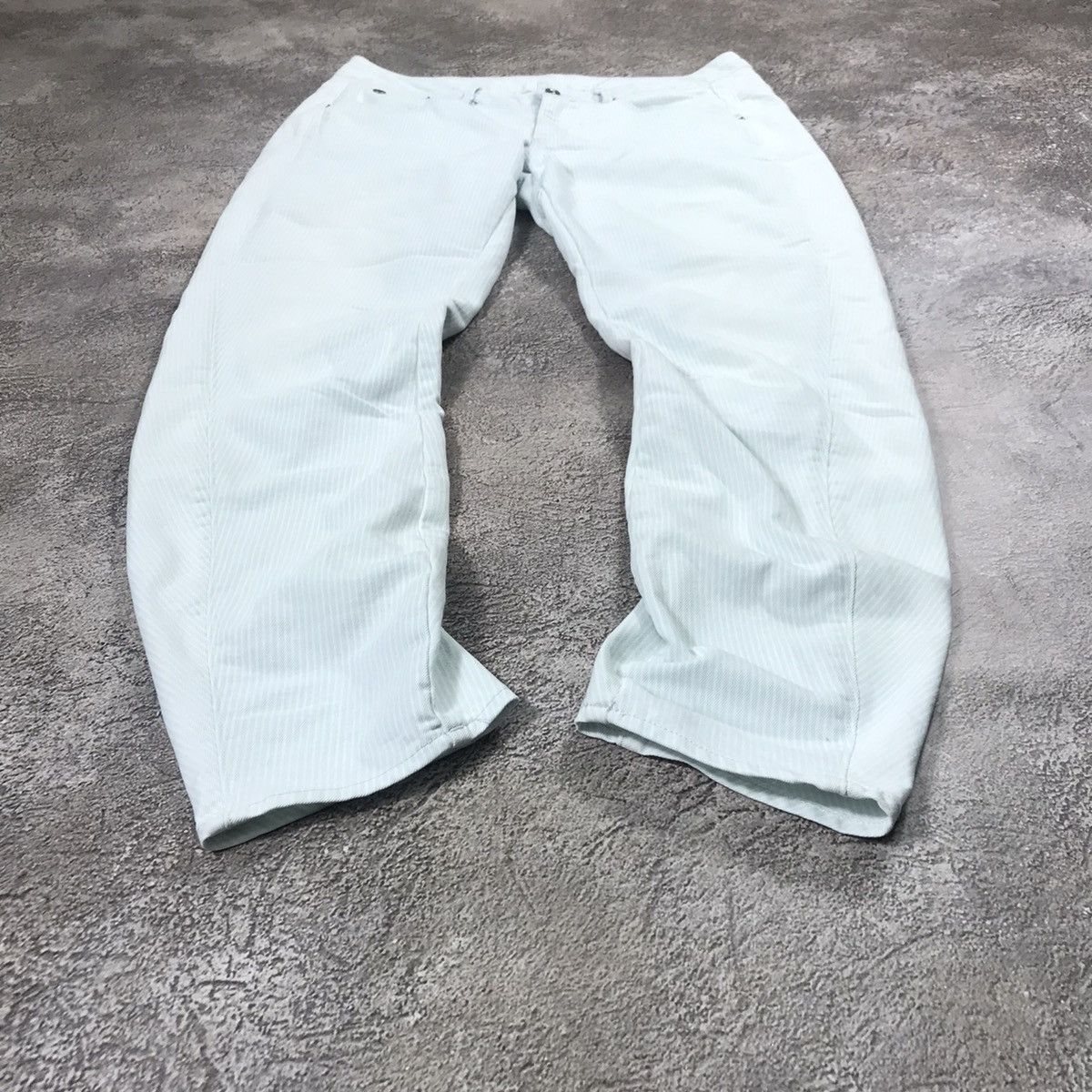 Vintage Vintage G-Star Baggy Wide Leg Striped Pants Streetwear 31 Size US 31 - 1 Thumbnail