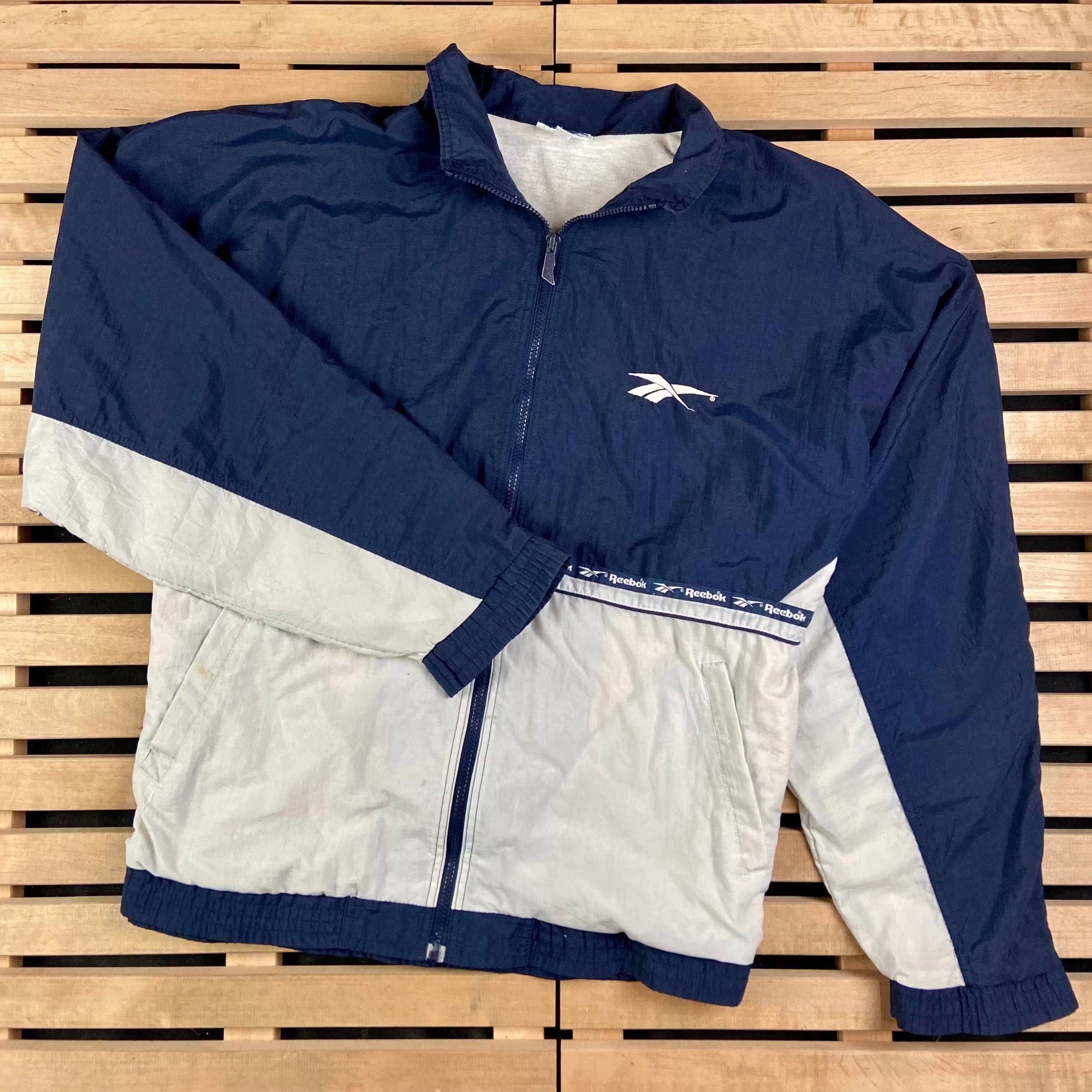 Reebok × Vintage Mens Bomber Jacket Reebok Vintage Size XL Size US XL / EU 56 / 4 - 1 Thumbnail