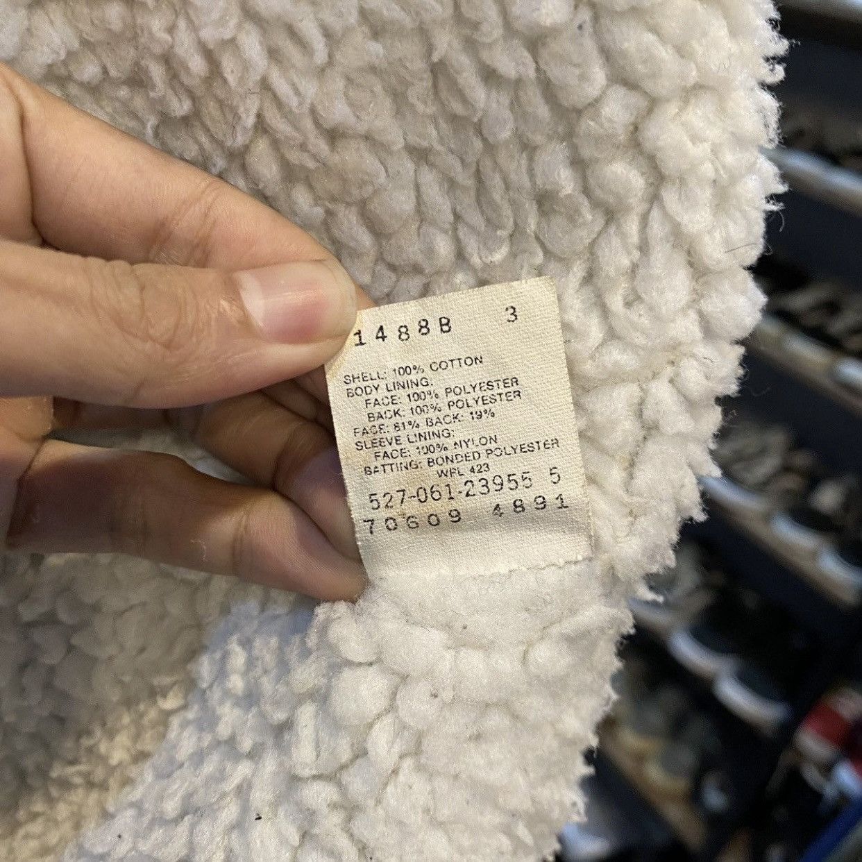 Levi's 90's Levi's Vintage blue denim sherpa jacket Made in USA Size US M / EU 48-50 / 2 - 21 Thumbnail
