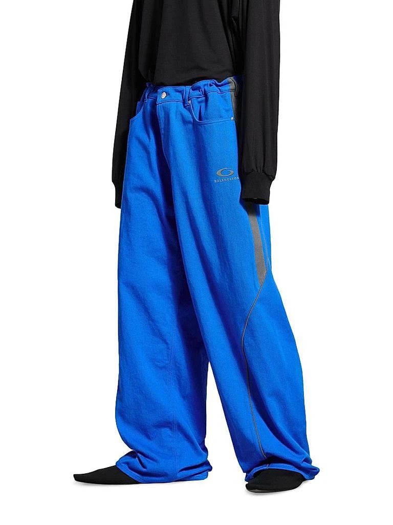 Balenciaga o1tr1nto0426 Tracksuit Denim Pants in Royal Blue Size US 34 / EU 50 - 2 Thumbnail