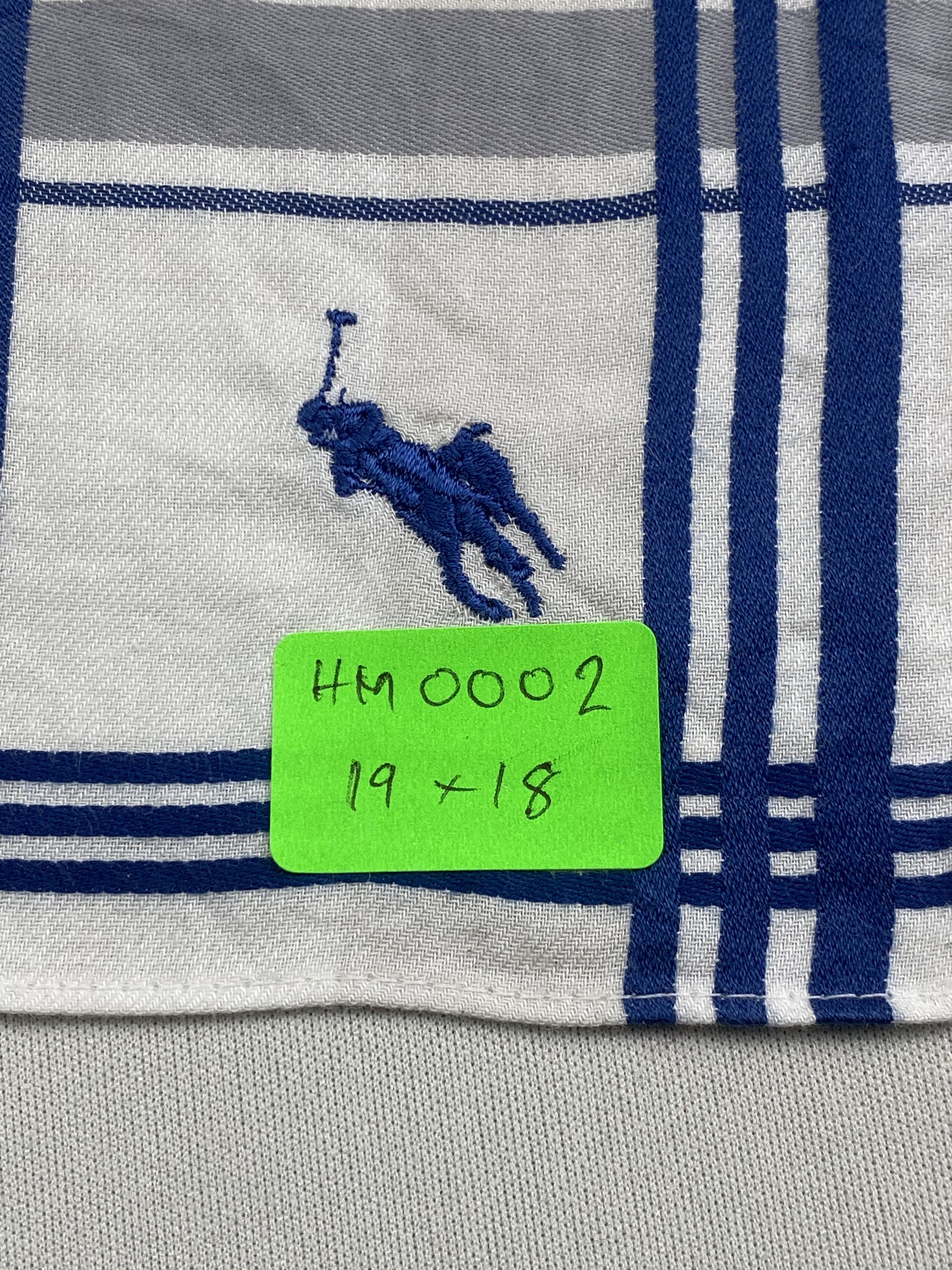 Polo Ralph Lauren Vintage Polo Handkerchief Pocket Square Bandana HM0002 Size ONE SIZE - 7 Thumbnail