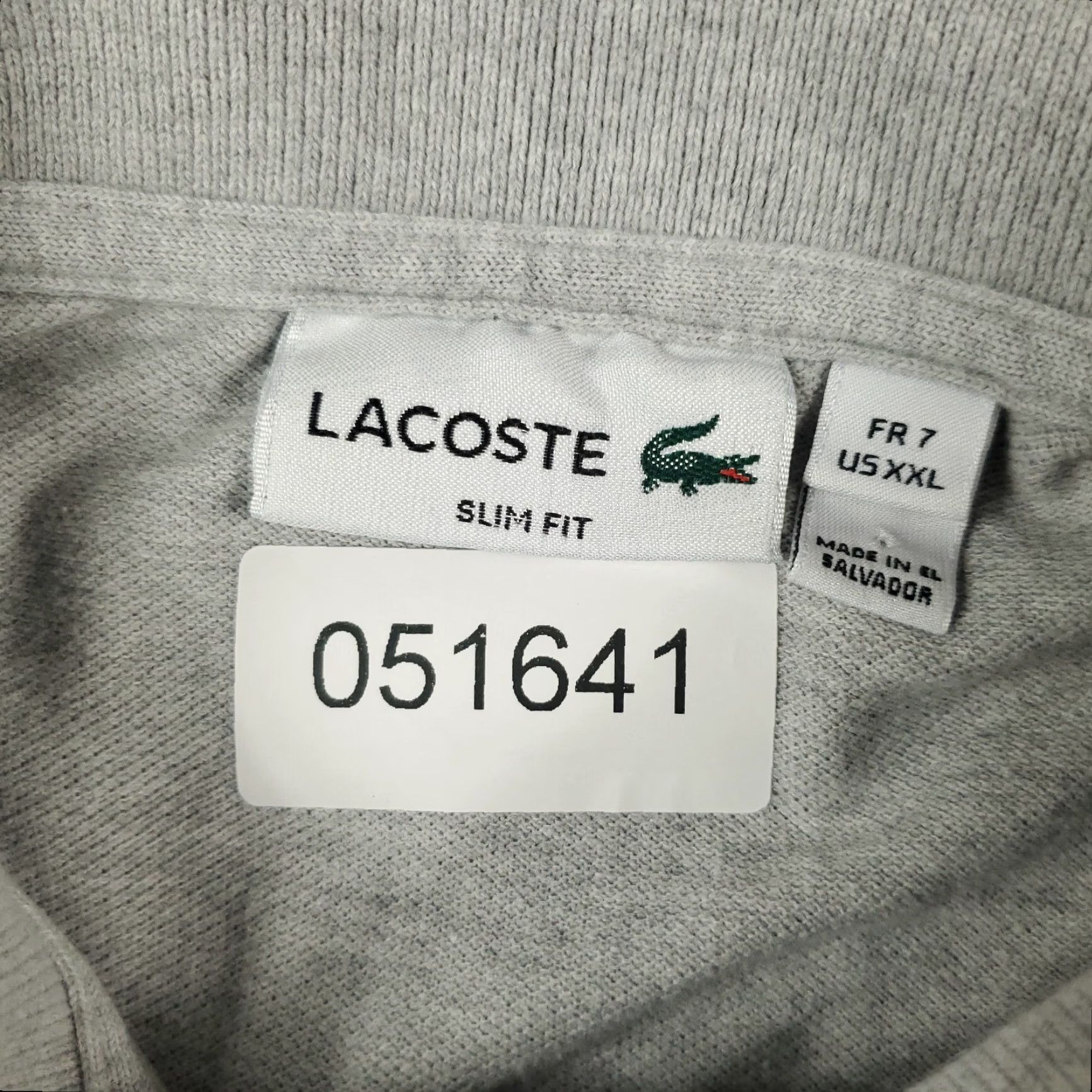 Lacoste LACOSTE Polo Shirt Mens 2XL Gray Casual Short Sleeve Activewear Size US XXL / EU 58 / 5 - 7 Thumbnail