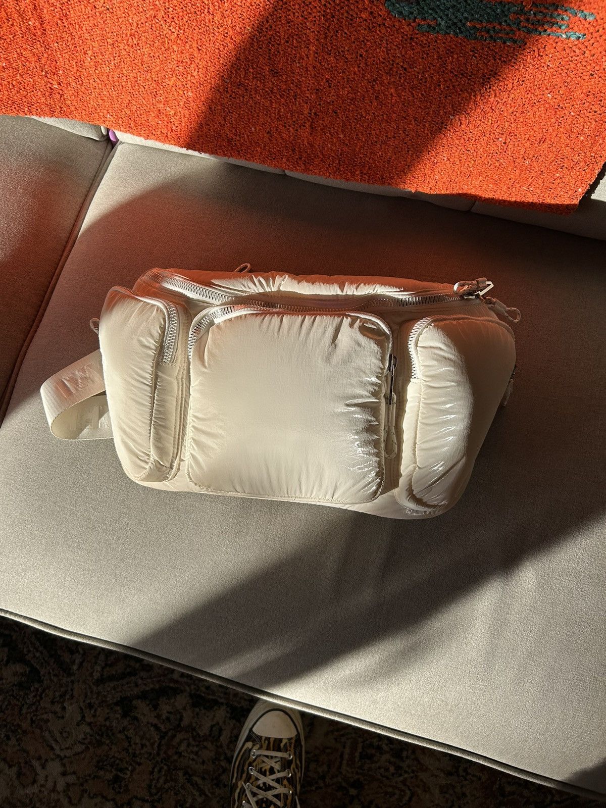 image of NWT Ivy Park X Adidas Oversized Belt Bag White, Men's