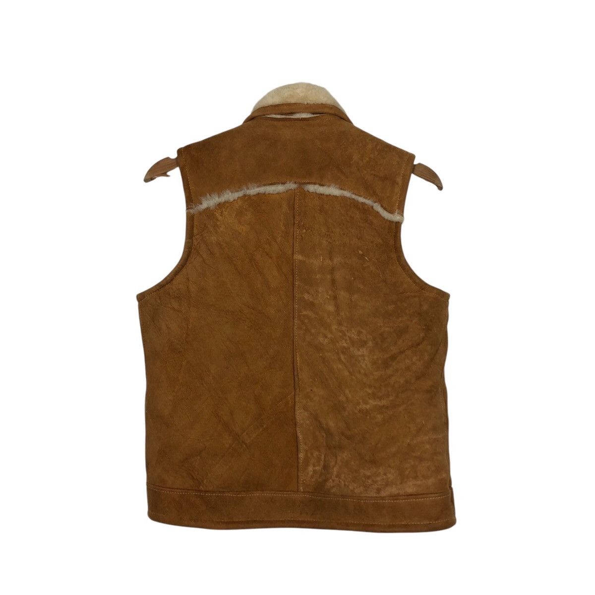 Aero Leathers 📌Vintage Vest Genuine Leather Jacket Shearling Overland Size US S / EU 44-46 / 1 - 9 Thumbnail