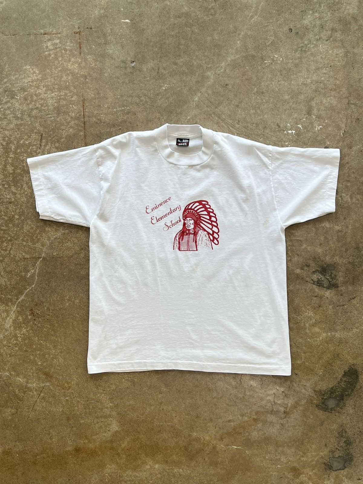 Vintage Vintage 90s Eminence Elementary Native American Tee Large Size US L / EU 52-54 / 3 - 2 Thumbnail