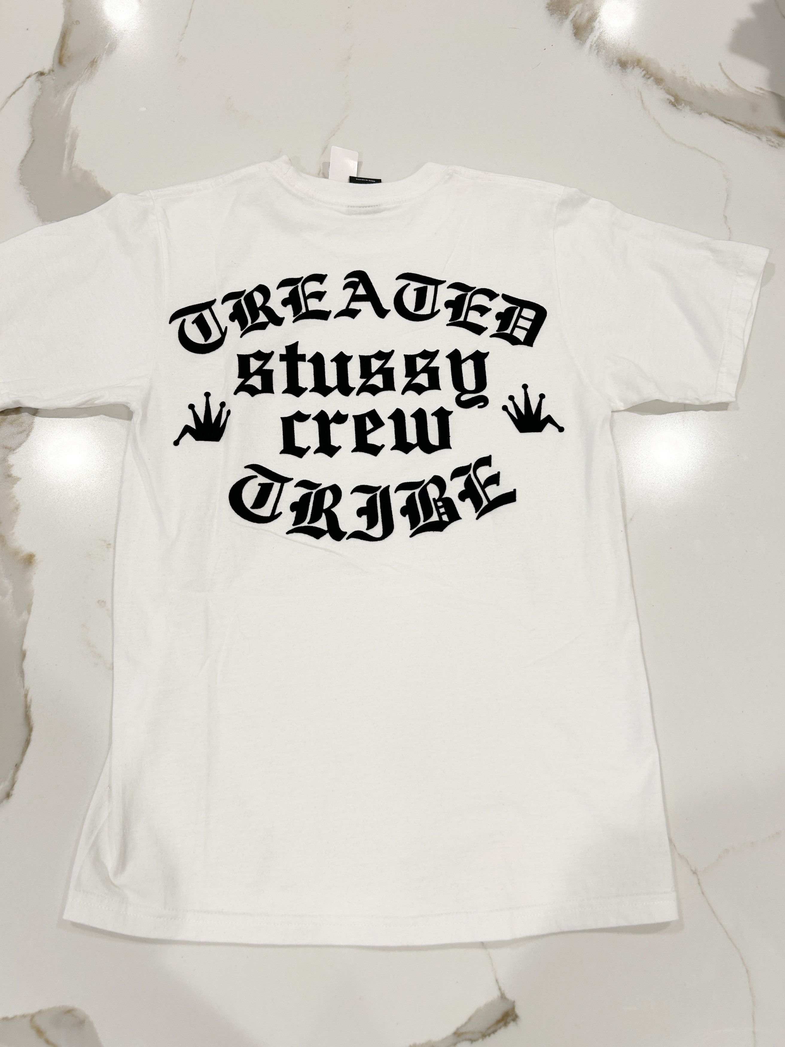 Stussy Crown Flocking T Shirt Size US S / EU 44-46 / 1 - 3 Thumbnail