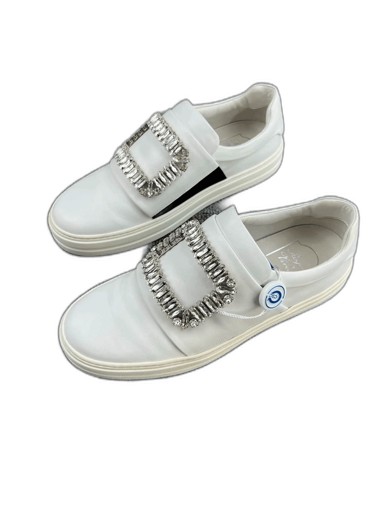 Common Projects Stylish White Sneakers with Decorative Buckle Size US 5.5 / EU 38 - 1 Thumbnail