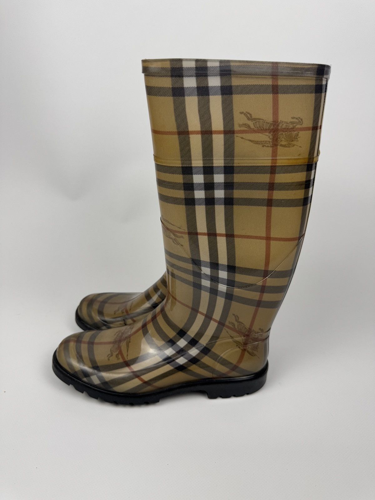 Burberry Burberry Rain Boots Nova Check Y2K Size US 6 / IT 36 - 4 Thumbnail