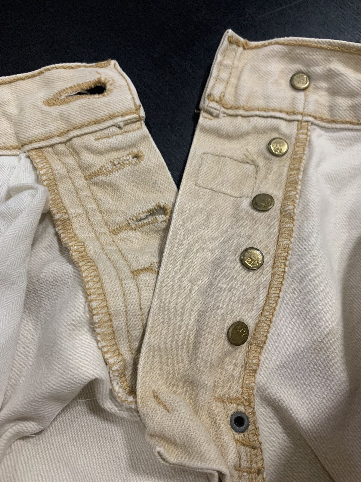 Polo Ralph Lauren × Ralph Lauren Ralph Lauren Bootcut Distressed Denim Size US 31 - 16 Thumbnail
