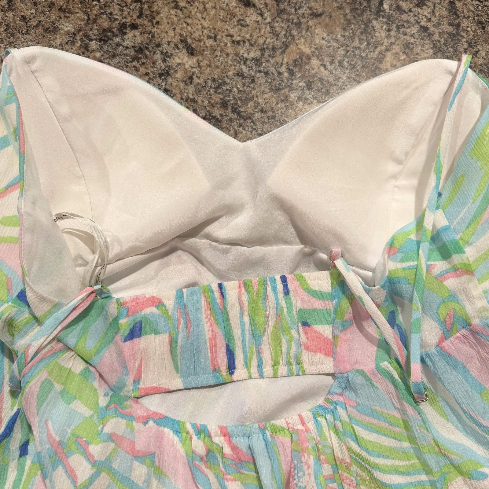 Lilly Pulitzer Lilly Pulitzer Dorothy Dress Silk Babydoll Resort Tropical 6 Size M / US 6-8 / IT 42-44 - 6 Thumbnail