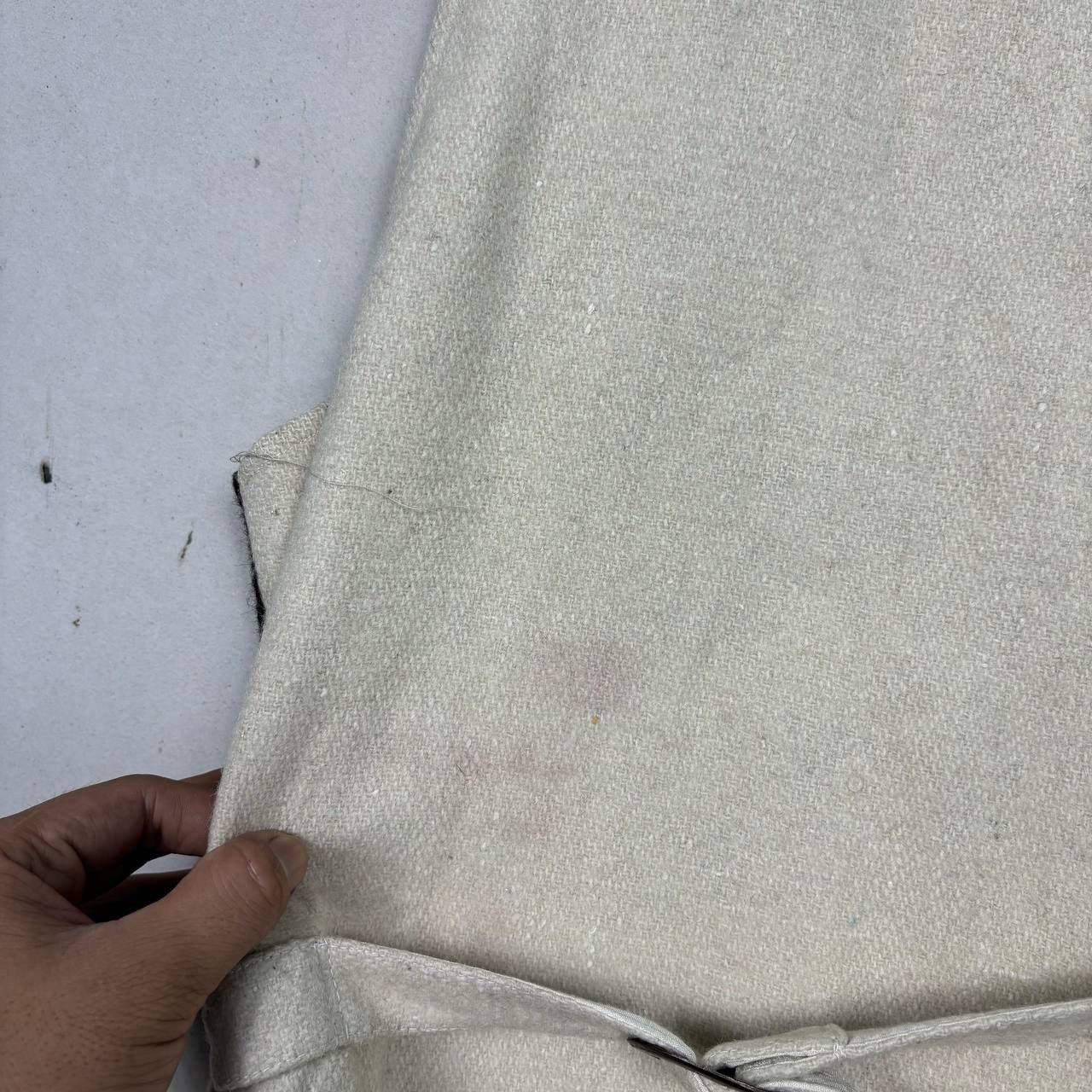 Handmade Vintage HYPE Patchwork Wool Vest L 90s Boho Art to Wear VG Size US L / EU 52-54 / 3 - 6 Thumbnail