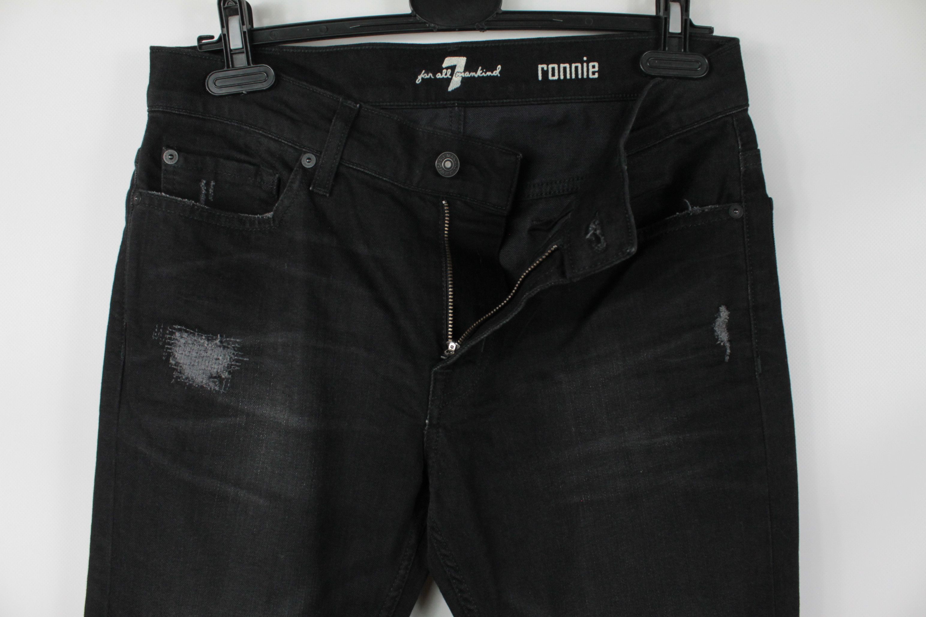 7 For All Mankind 7 For All Mankind Rodez Distressed Ronnie The Skinny Jeans Size US 31 - 6 Thumbnail