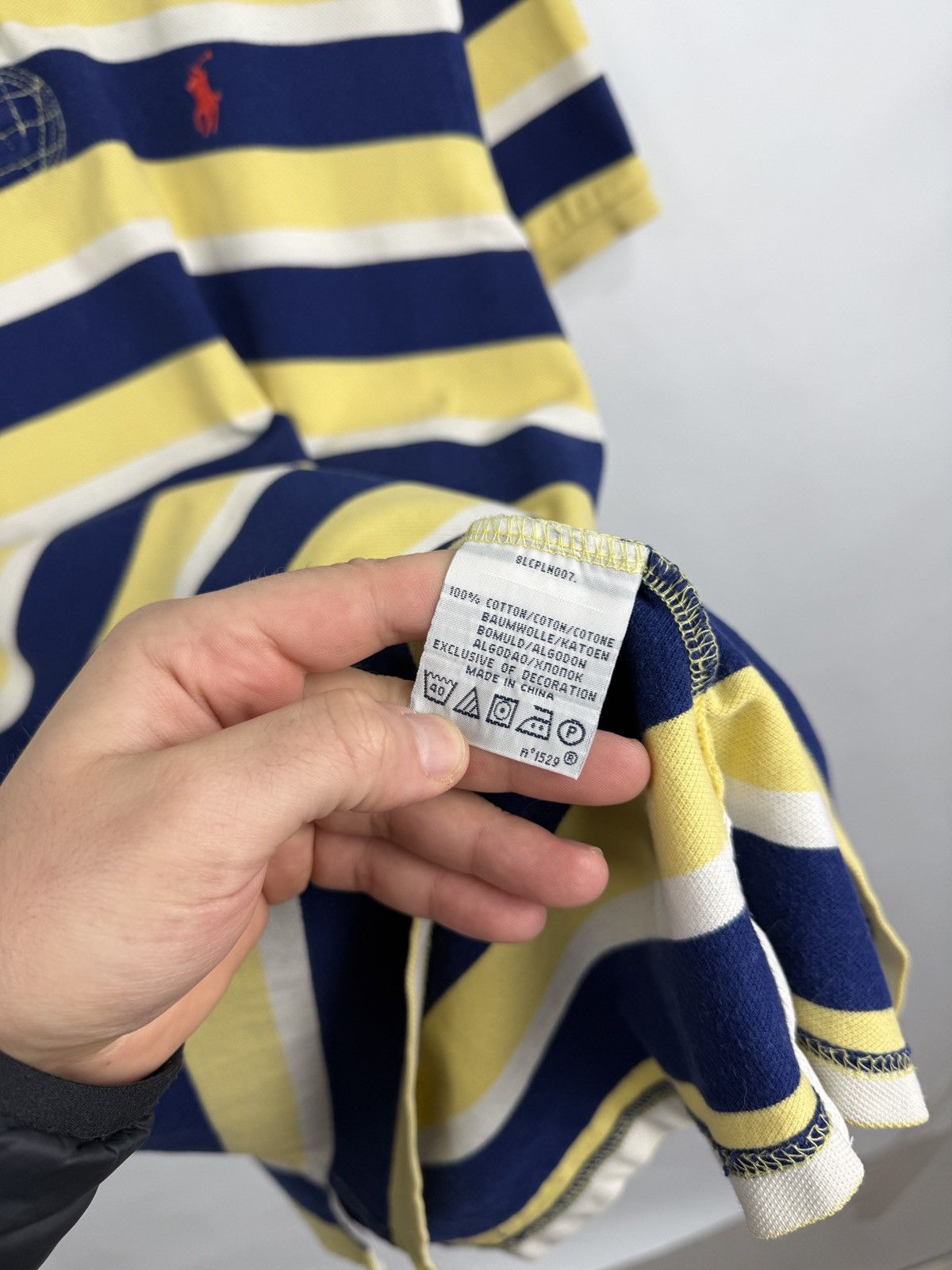 Polo Ralph Lauren 🇺🇸 Vintage 90s Polo Ralph Lauren Custom Fit Polo T-Shirt Size US XXL / EU 58 / 5 - 7 Thumbnail