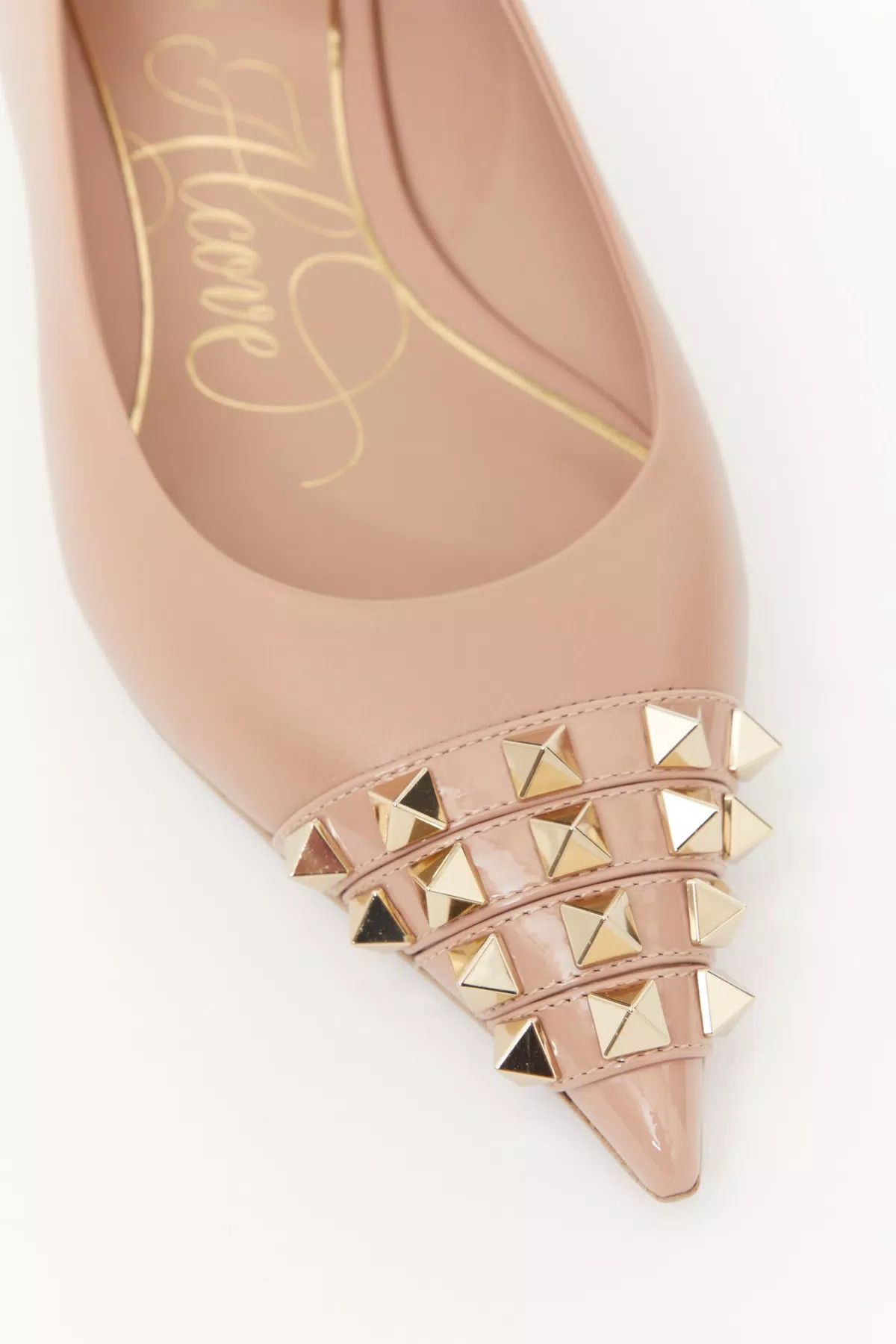 Valentino o1s1wg111125 Patent Leather Ballerinas in Light Pink Size US 6 / IT 36 - 2 Thumbnail