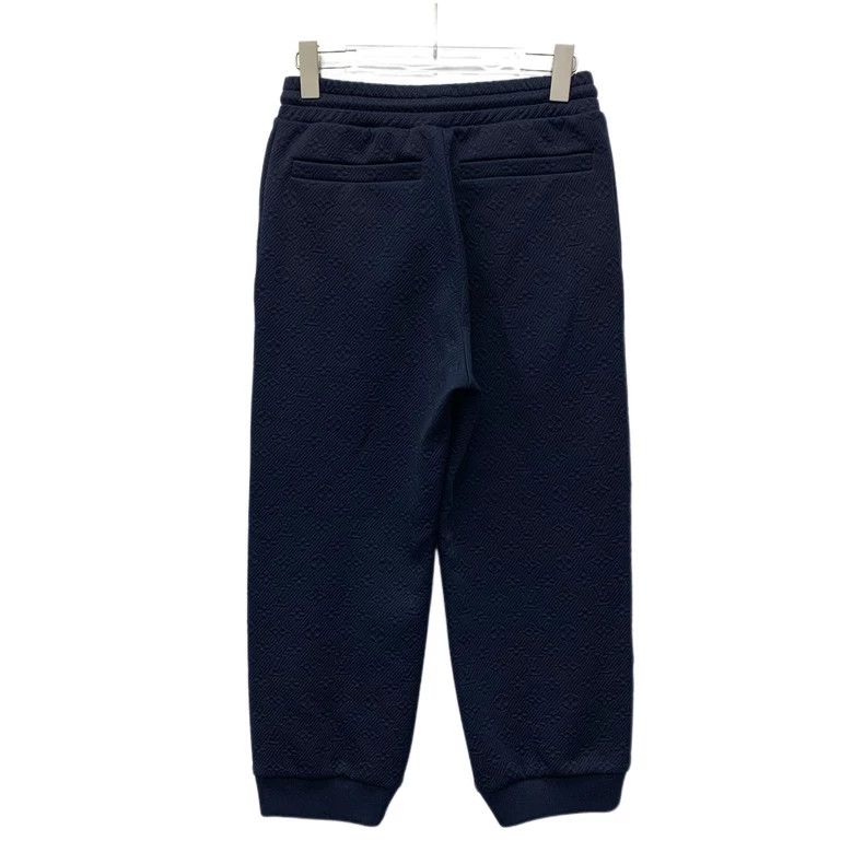 Louis Vuitton Louis Vuitton size xs Navy logo embossed full-print drawstr Size US 28 / EU 44 - 2 Thumbnail
