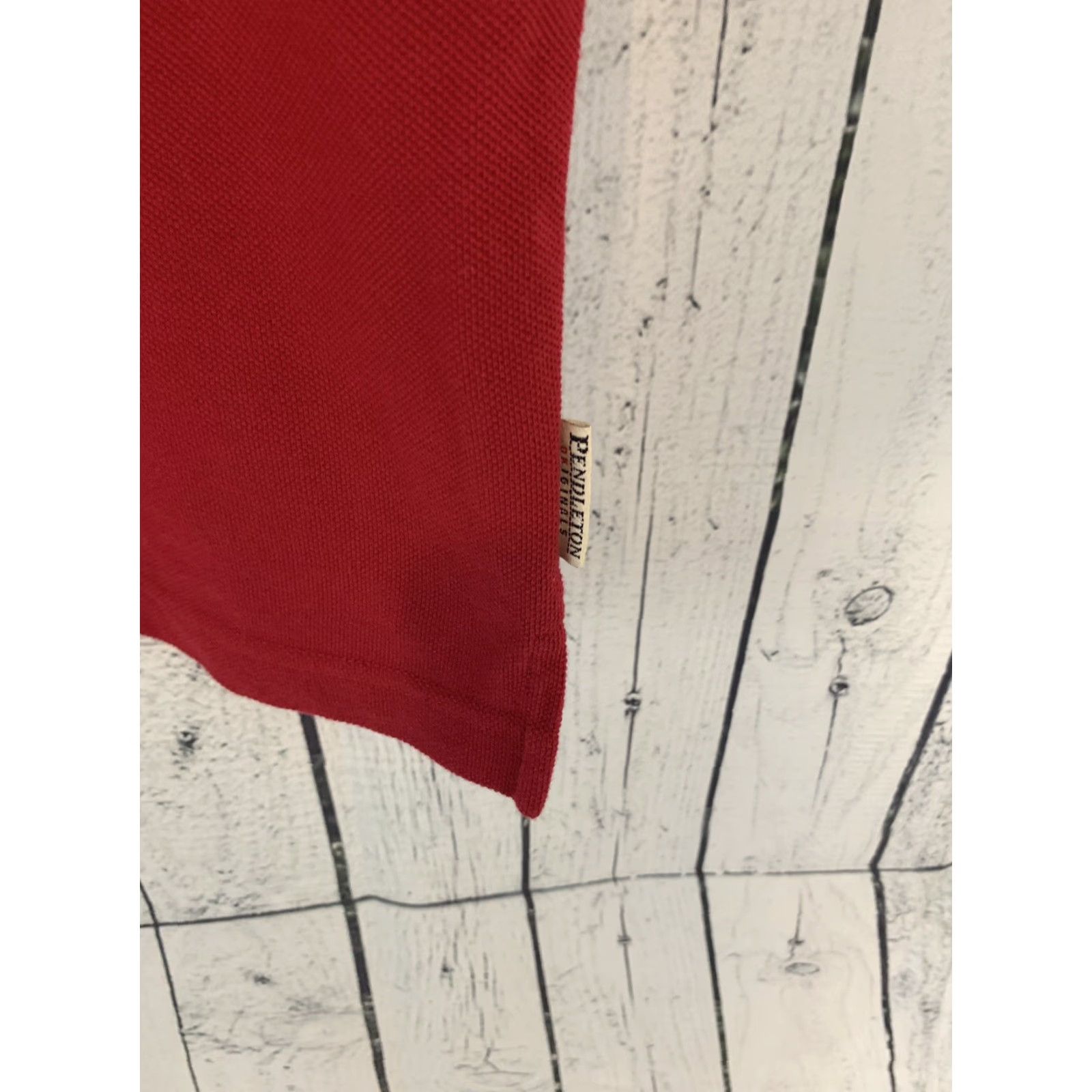 Pendleton Pendleton Short Sleeve Button-Front Polo Shirt Mens M Red Size US M / EU 48-50 / 2 - 3 Thumbnail