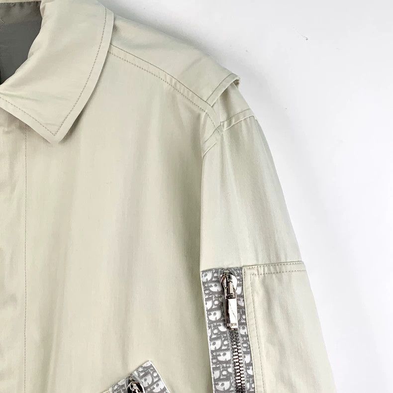Other Dior White logo jacquard stitching cotton lapel long-sleev Size US S / EU 44-46 / 1 - 3 Thumbnail