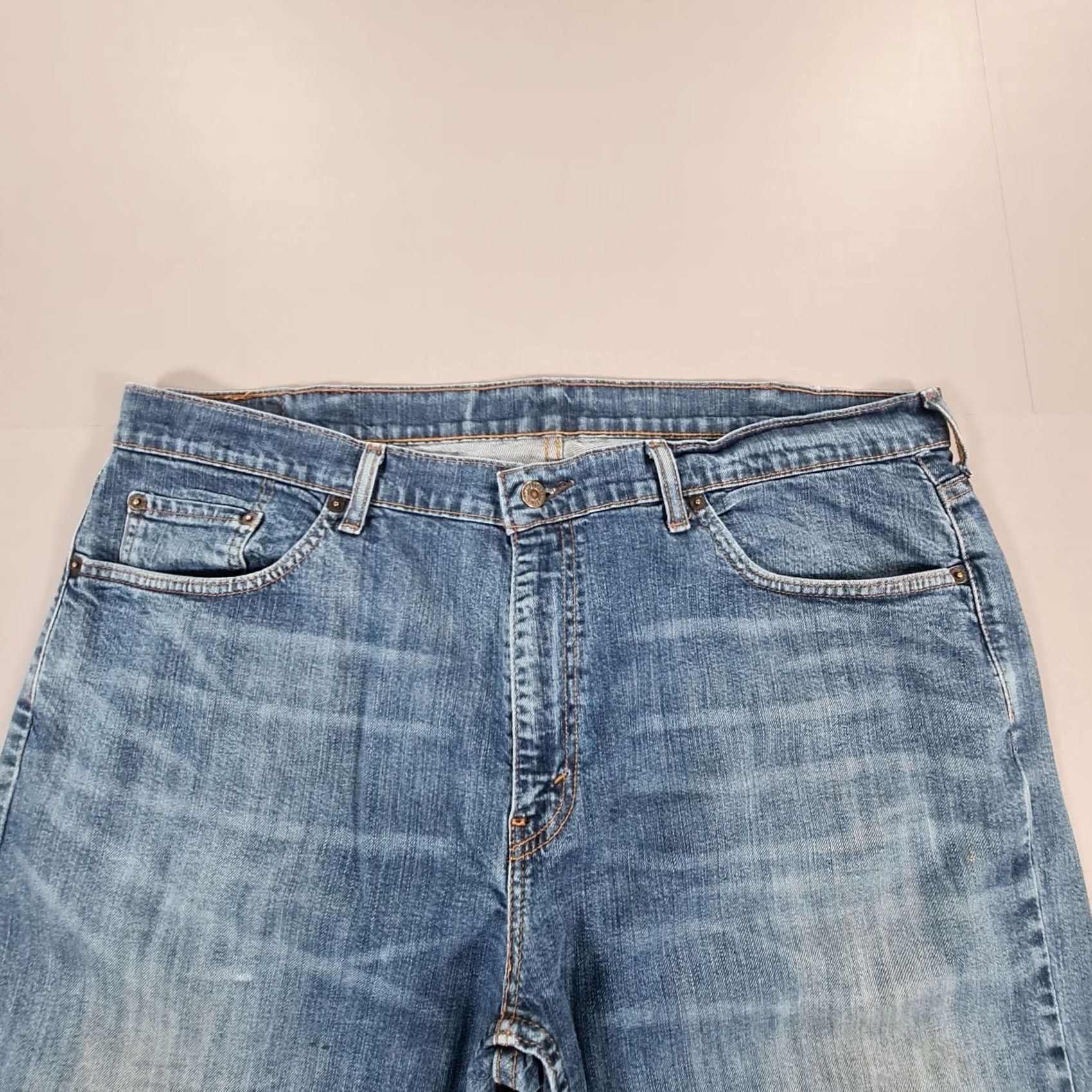 Levi's Levi’S 559 Mens Baggy Jeans Blue W40 L28 Relaxed Fit Straight Leg Denim - Vintage - 90s - USA - Zipper Size US 40 / EU 56 - 2 Thumbnail