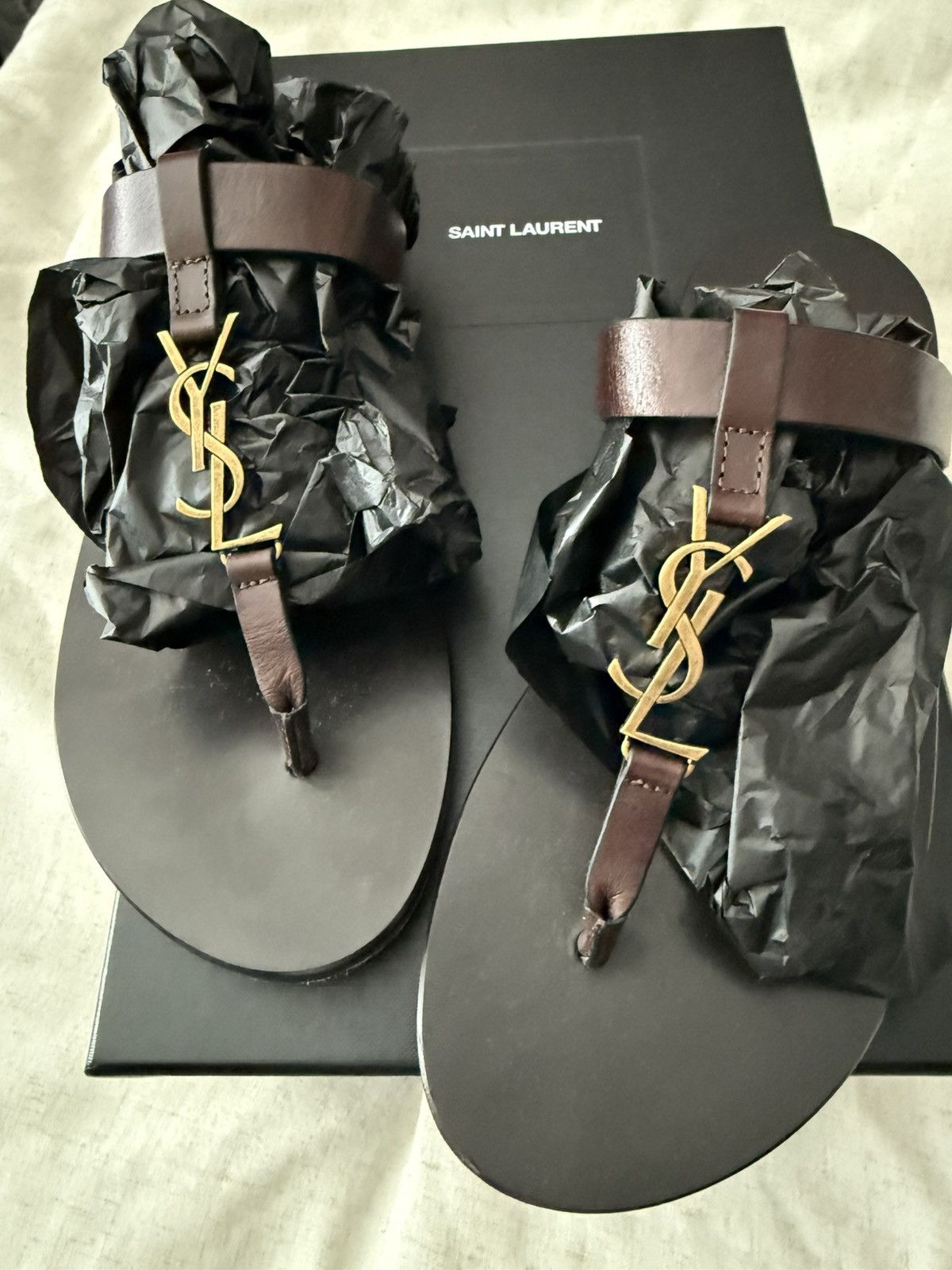 Yves Saint Laurent Saint Laurent Thong Sandals Size US 8 / EU 41 - 3 Thumbnail