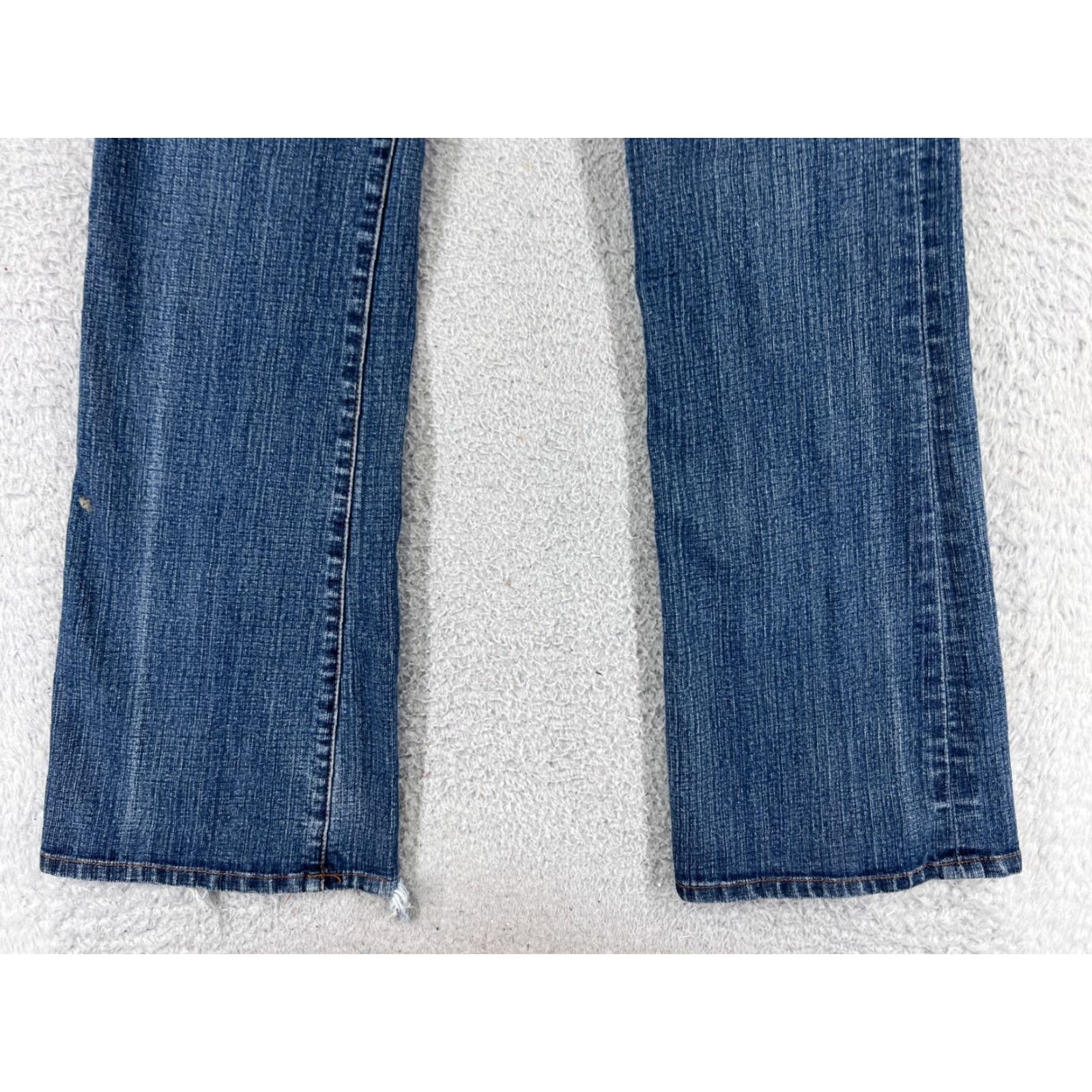 Vintage Seven7 Blue Denim Jeans Women 29 Flared Low Rise 29x31 Cotton Blend Regular Fit Size 29" - 2 Thumbnail