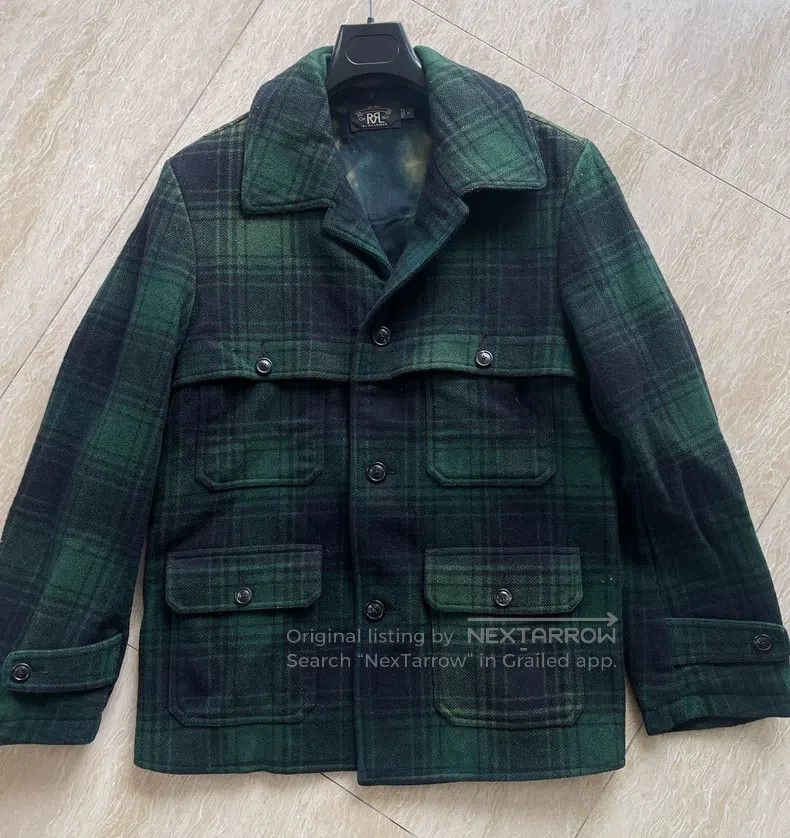 RRL Ralph Lauren RRL Ralph Lauren Outdoor Wool Hunting Jacket Size US M / EU 48-50 / 2 - 2 Thumbnail