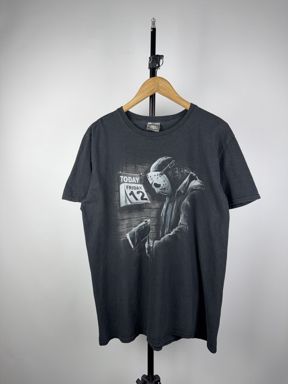 Band Tees × Vintage Vintage Y2K Friday 12 Vamp Horror Art Faded T shirt Size US L / EU 52-54 / 3 - 1 Thumbnail