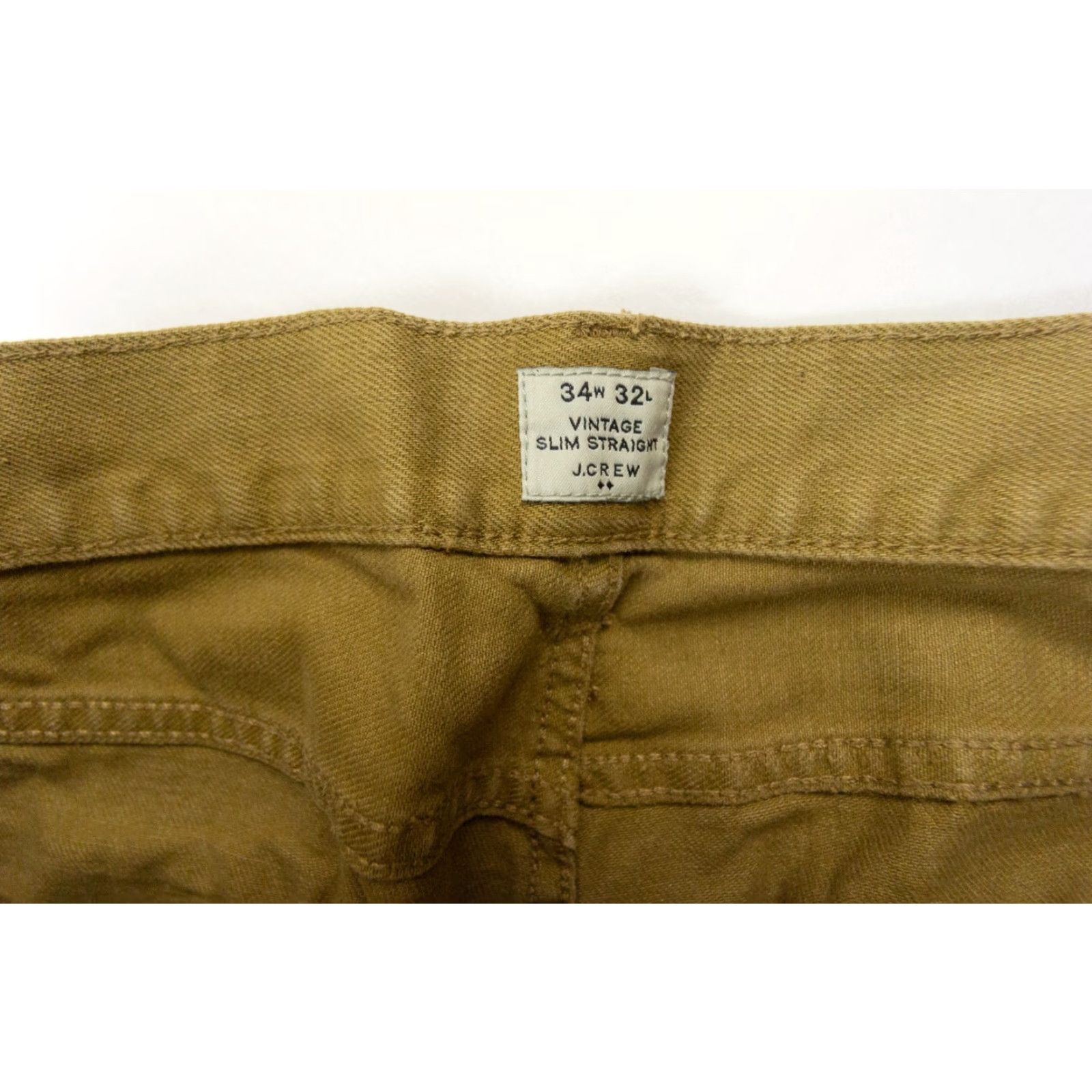 J.Crew J.CREW Men's Slim Straight Jeans 34x32 Brown Casual 5-Pocket Size US 34 / EU 50 - 7 Thumbnail