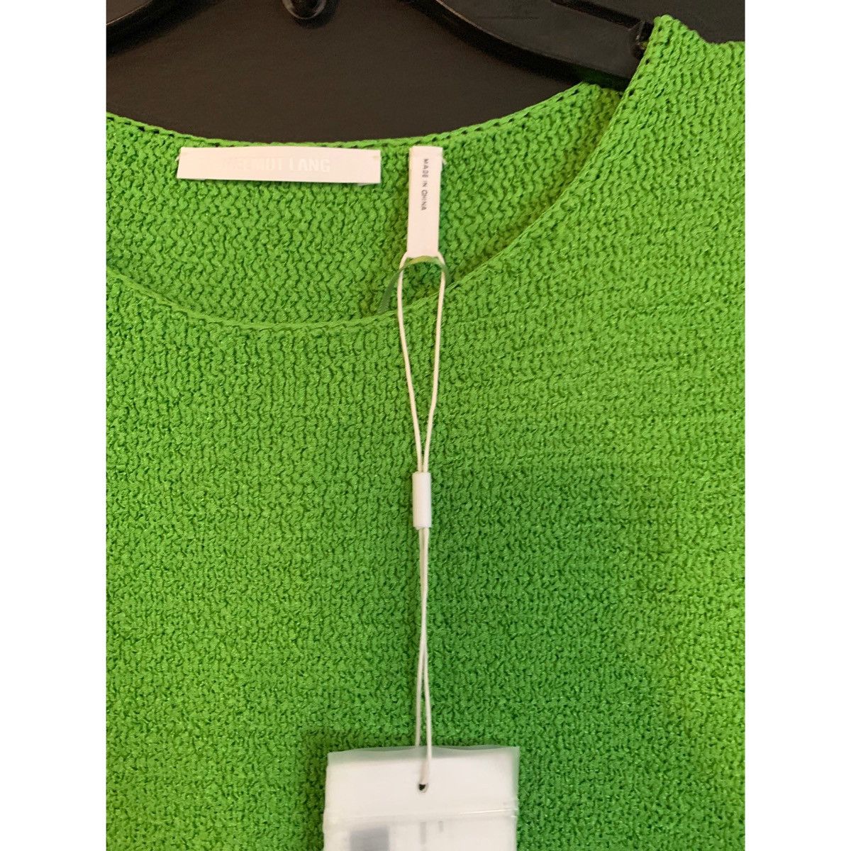 Helmut Lang HELMUT LANG GREEN KNIT LUXURY TANK TOP Size L / US 10 / IT 46 - 3 Thumbnail