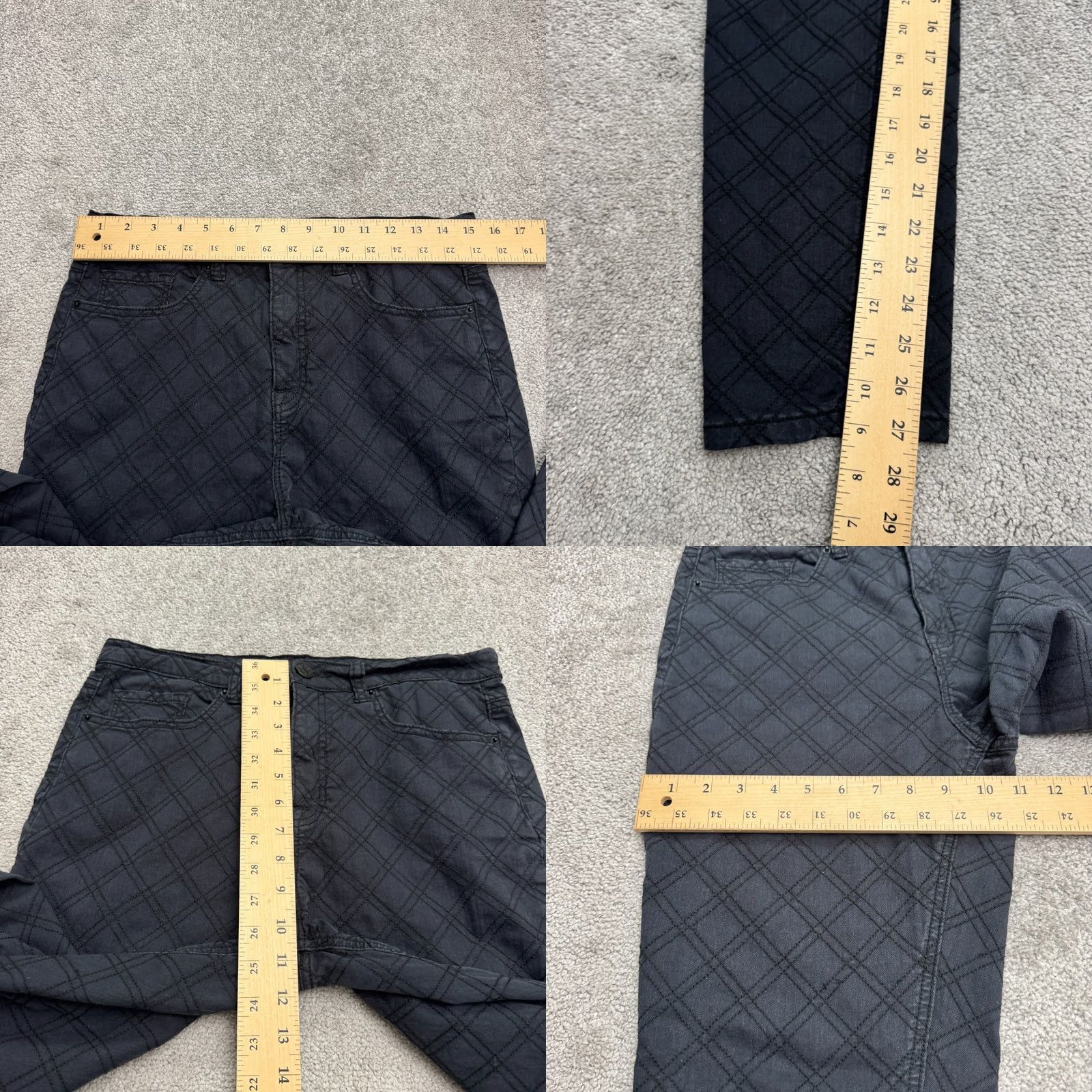 Vintage VINTAGE Urban Outfitters BDG High Rise Twig Ankle Denim Jeans Womens 31x29 Navy Diamond Size 30" / US 8 / IT 44 - 9 Thumbnail