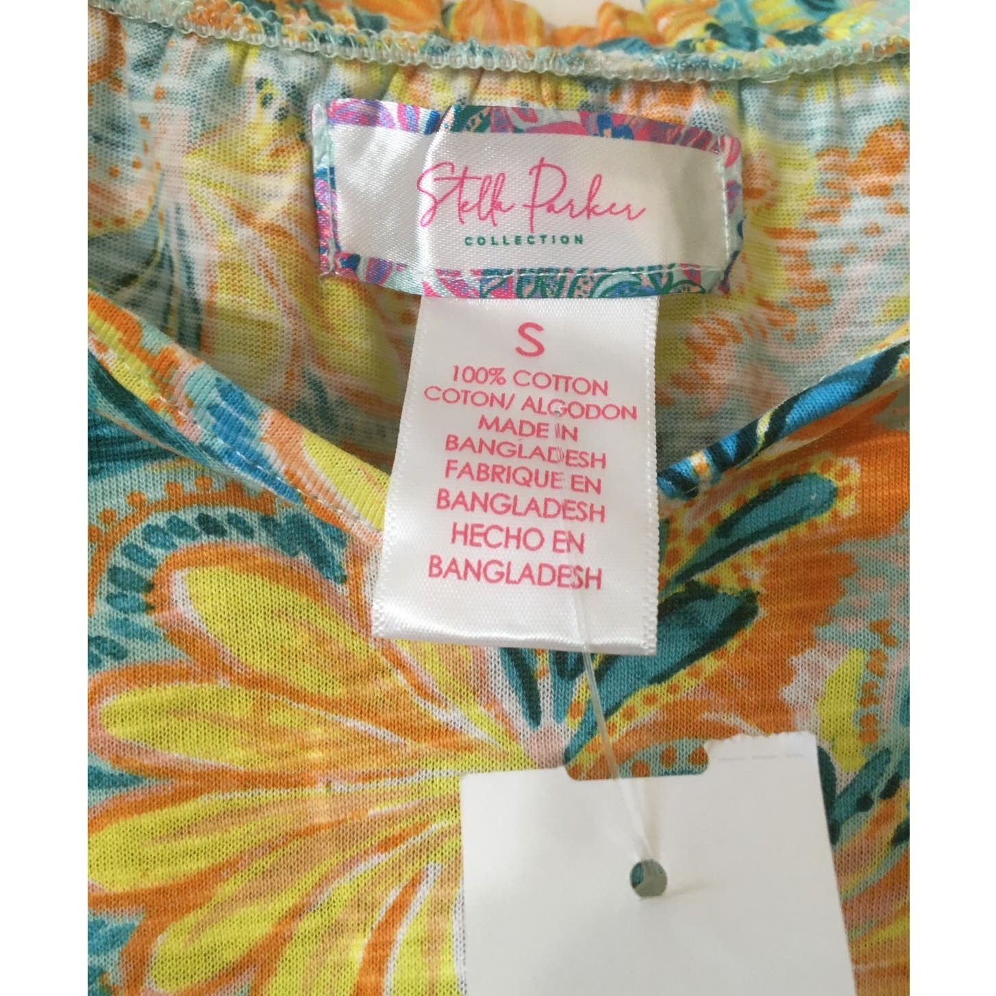 Other NWT Stella Parker Collection Small Yellow 100% Cotton Tassel Size S / US 4 / IT 40 - 3 Thumbnail