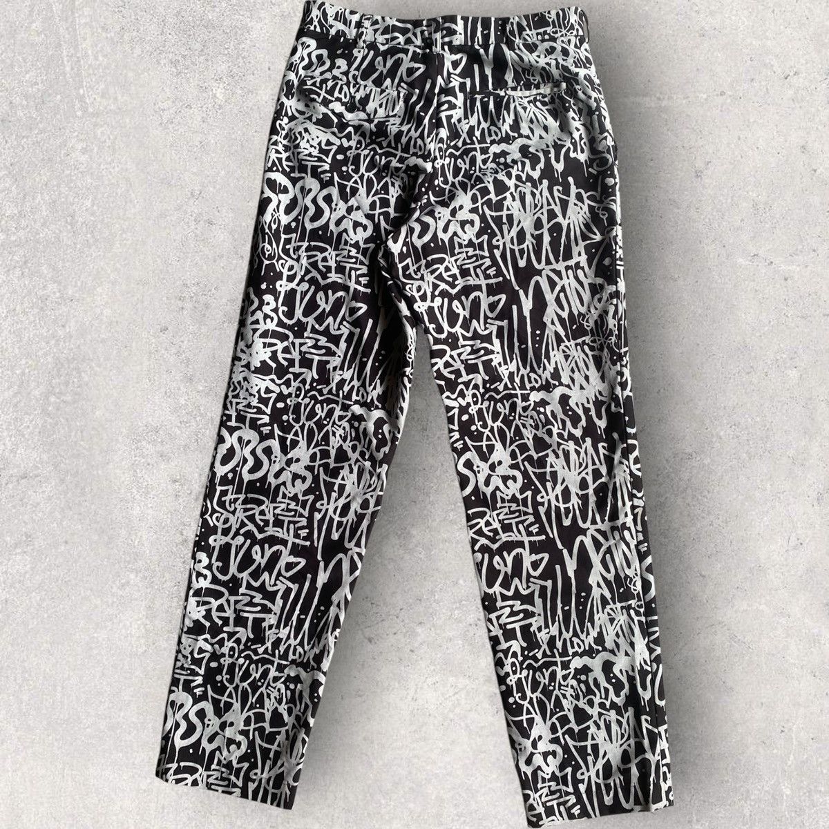 Comme des Garcons Black Comme Des Garcons Graffiti Pants Size US 31 - 7 Thumbnail