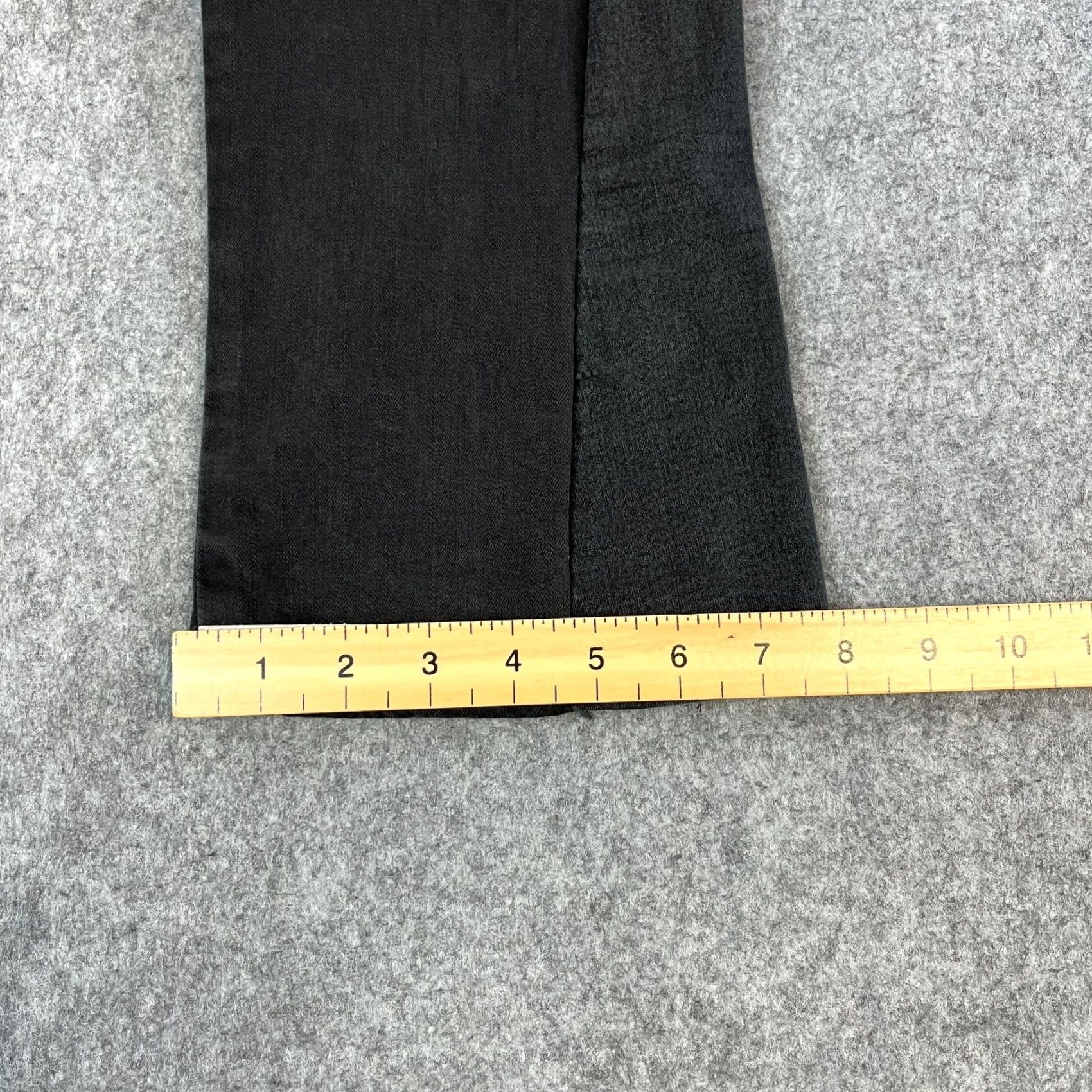 True Religion True Religion Jeans Slim Bootcut Womens 8 Denim Black 5-Pocket Design Leather Logo Button Zipper Regular Inside Leg 30in Vintage No Size 30" / US 8 / IT 44 - 3 Thumbnail