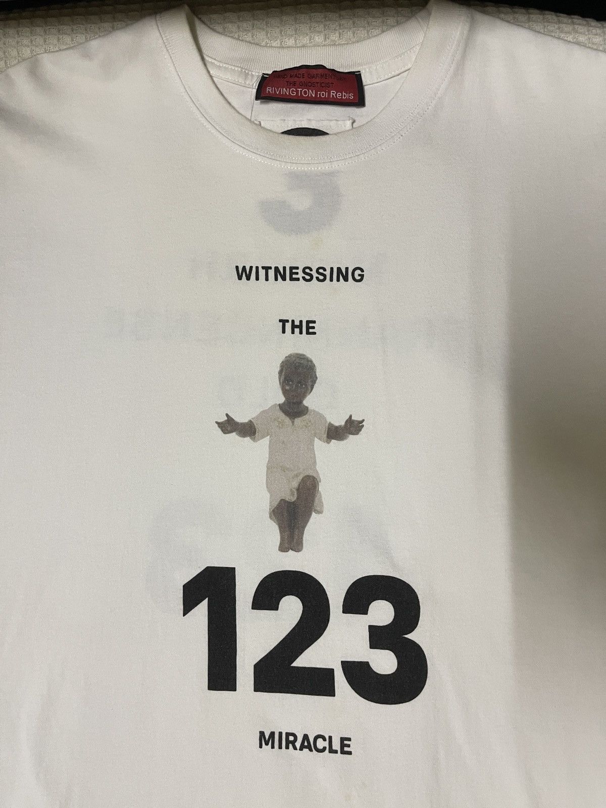 RRR-123 MYRRH FRANKINCENSE GOLD🔥RIVINGTON roi REBIS 123🔥White TEE Size US XL / EU 56 / 4 - 10 Thumbnail