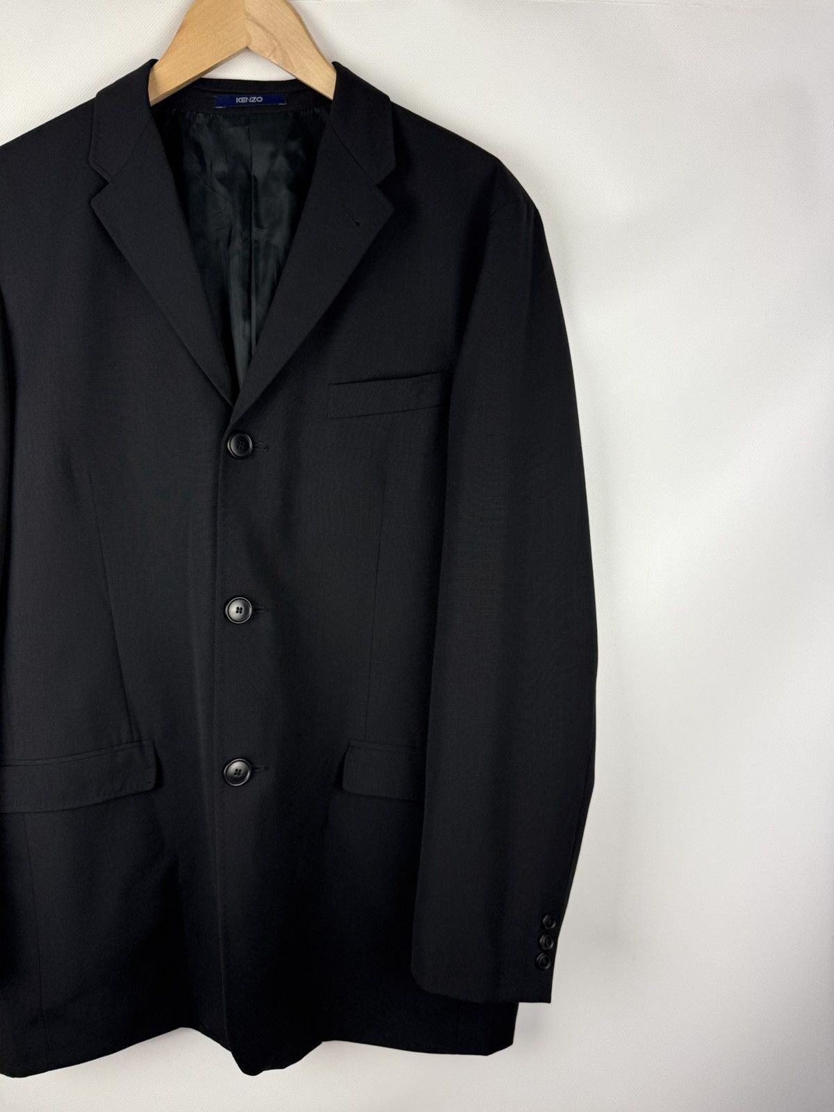 Kenzo Kenzo Homme Vintage Men’s Wool Blazer Jacket Sportcoat Size 42R - 3 Thumbnail